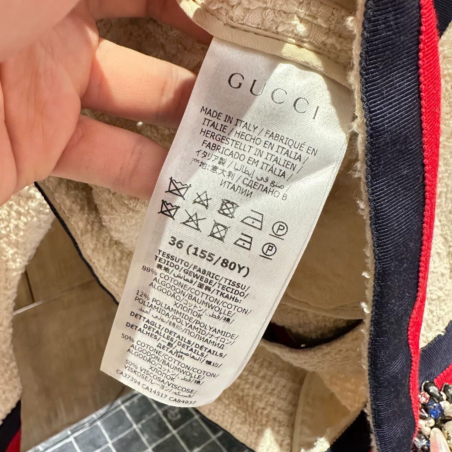 Gucci Gucci Knit White Sweater 36 Women Size S / US 4 / IT 40 - 6 Thumbnail