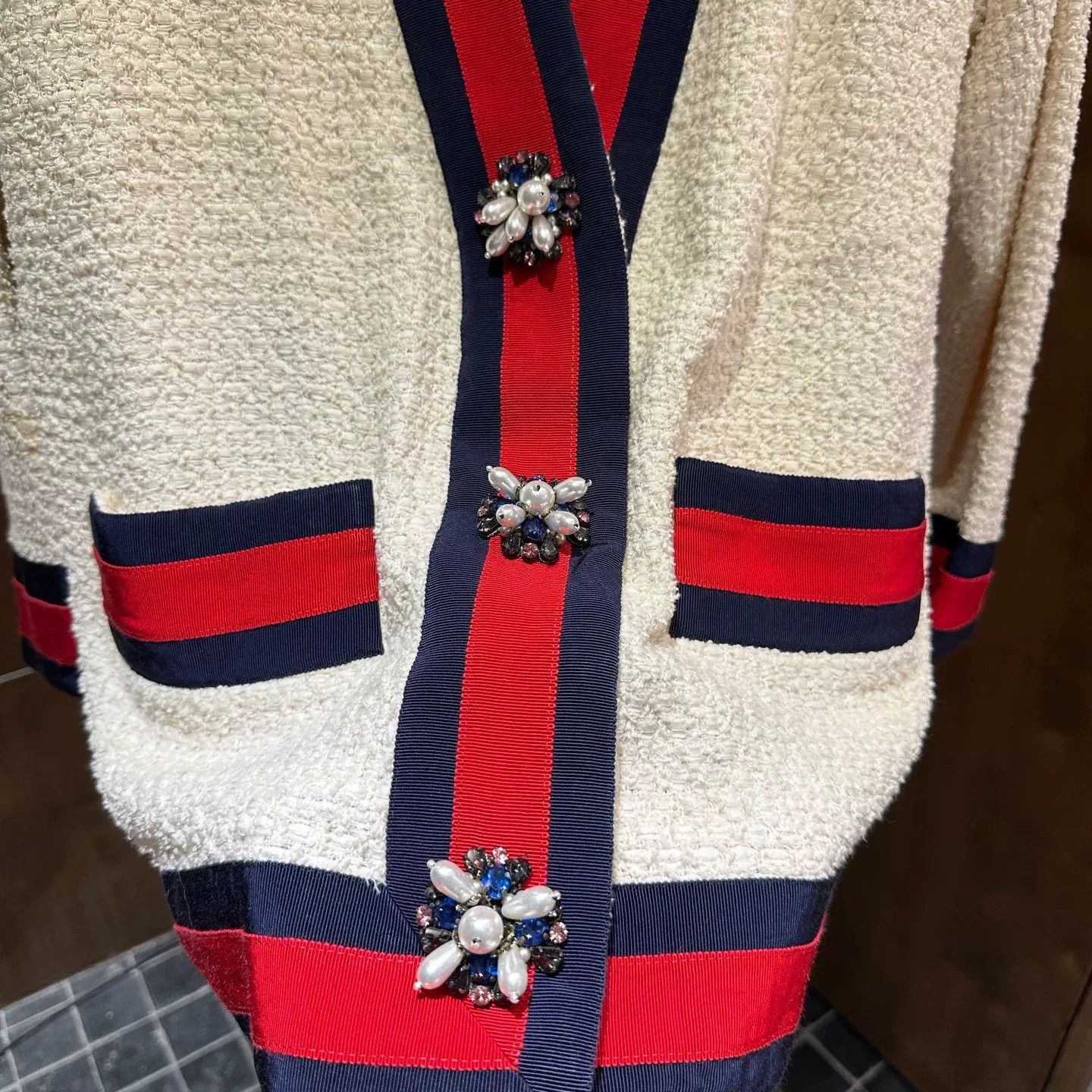 Gucci Gucci Knit White Sweater 36 Women Size S / US 4 / IT 40 - 3 Thumbnail