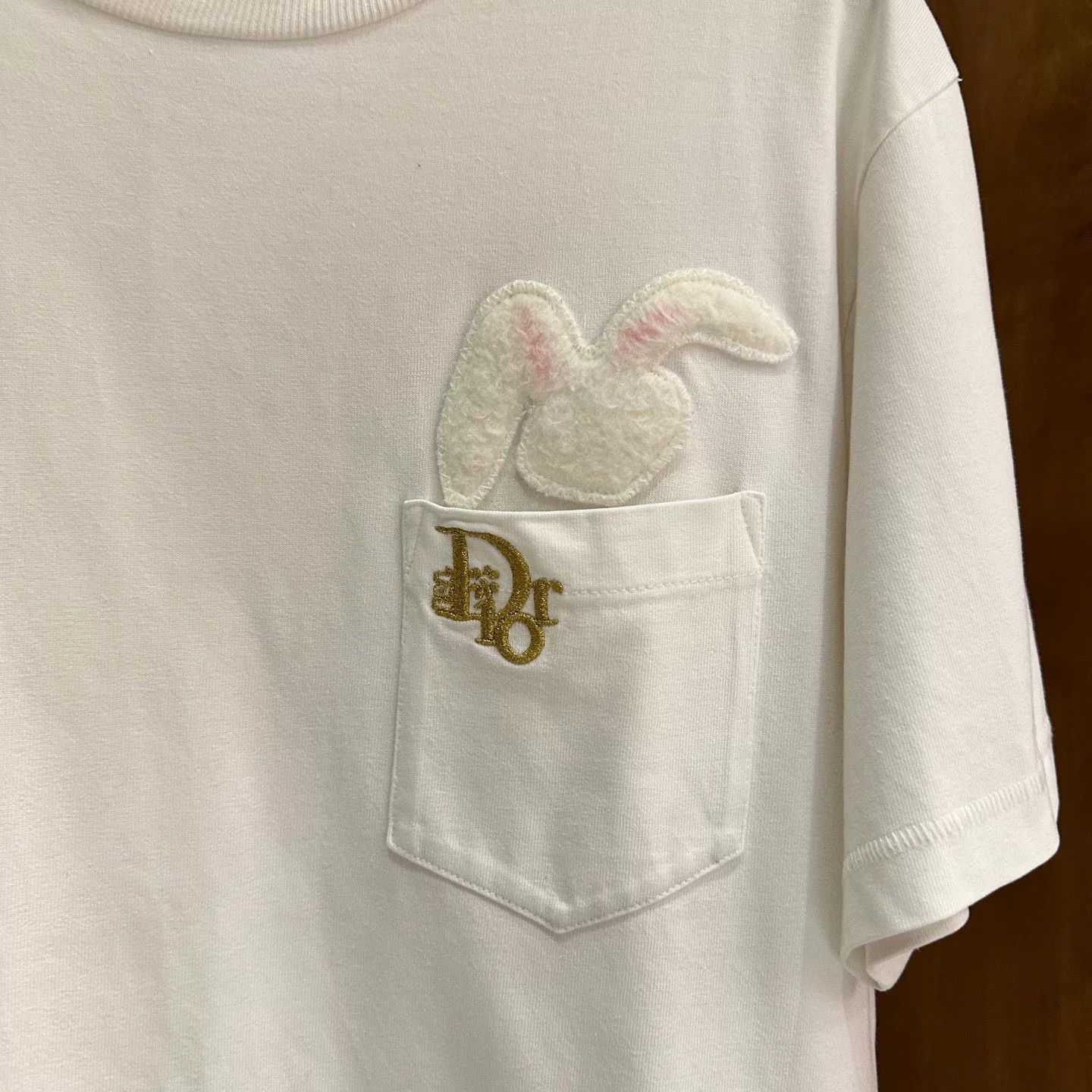 Dior Dior Limited Embroidered White T-Shirt S Women Size S / US 4 / IT 40 - 4 Thumbnail