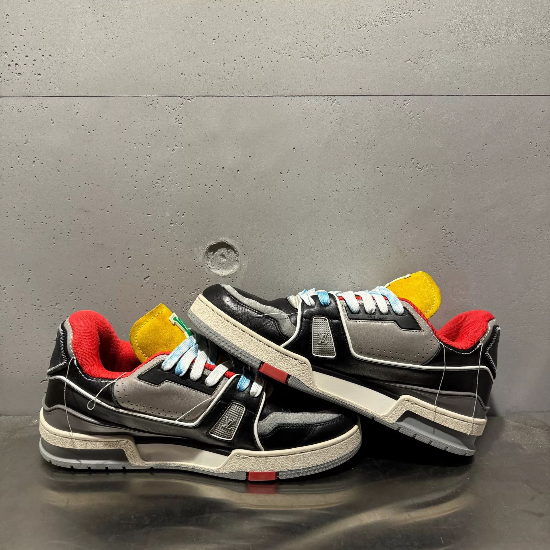 Louis Vuitton Louis Vuitton Training Yellow Lowtop Sneakers 41 Men Size US 8.5 / EU 41-42 - 4 Thumbnail