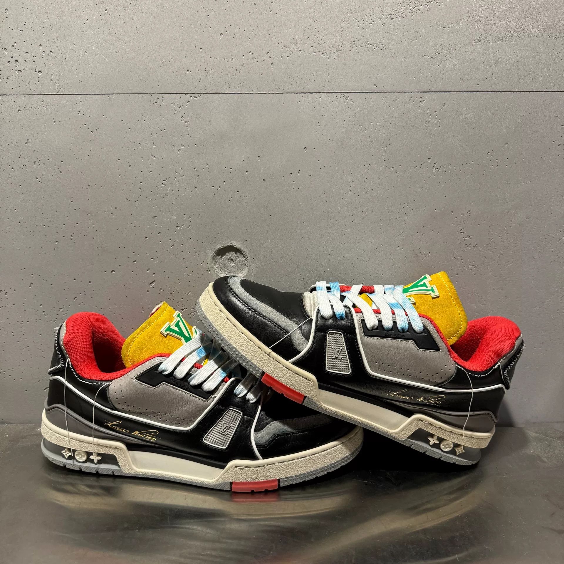 Louis Vuitton Louis Vuitton Training Yellow Lowtop Sneakers 41 Men Size US 8.5 / EU 41-42 - 3 Thumbnail