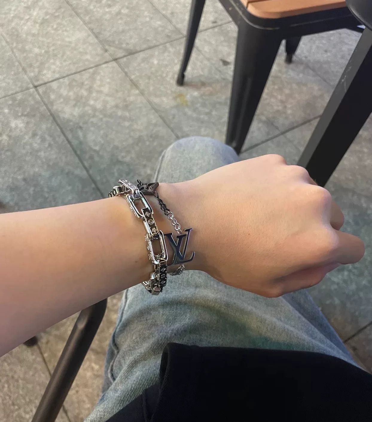 Louis Vuitton Louis Vuitton Silver Jewelry L Men Size ONE SIZE - 3 Thumbnail