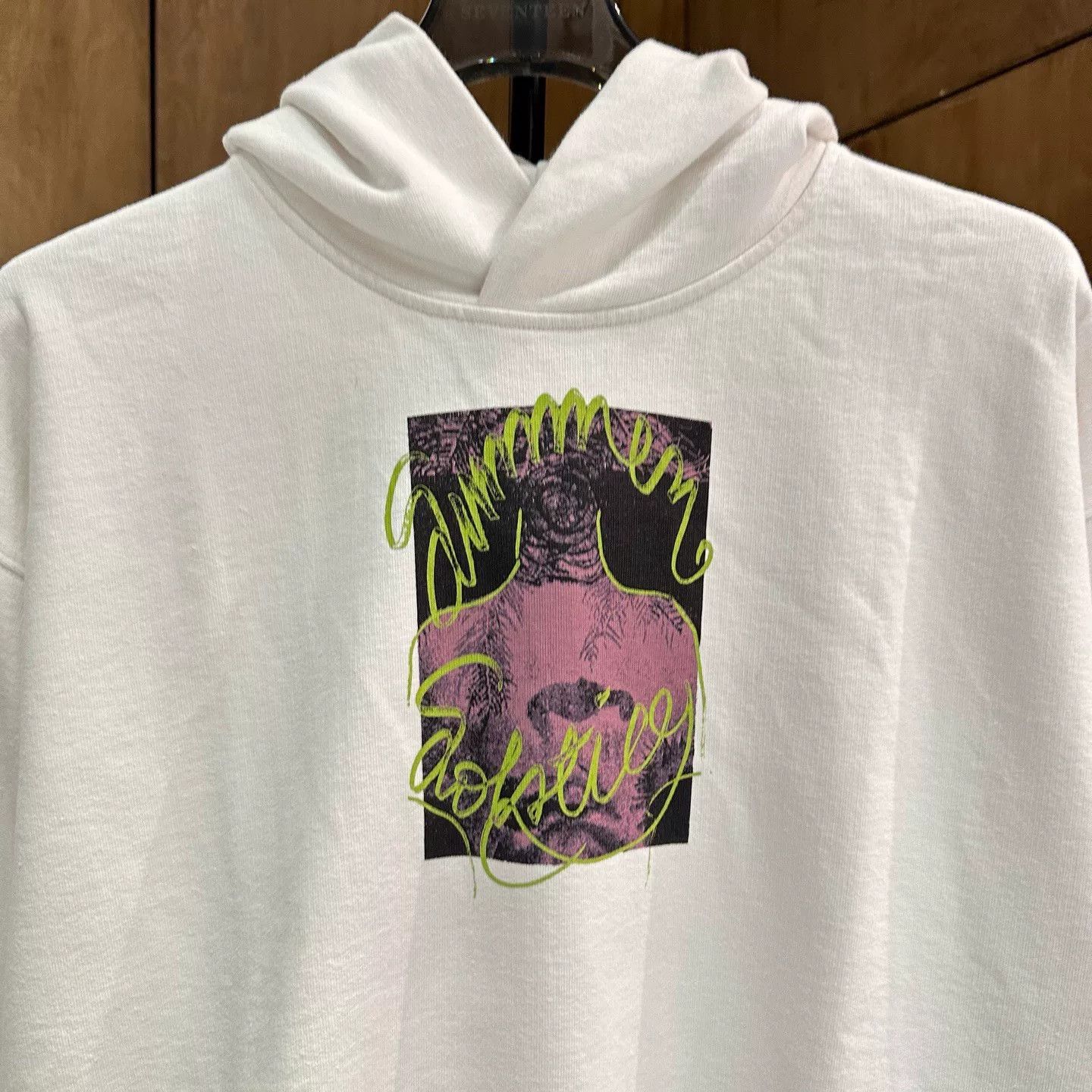 Acne Studios Acne Studios Graphic White Hoodie M Men Size US M / EU 48-50 / 2 - 3 Thumbnail