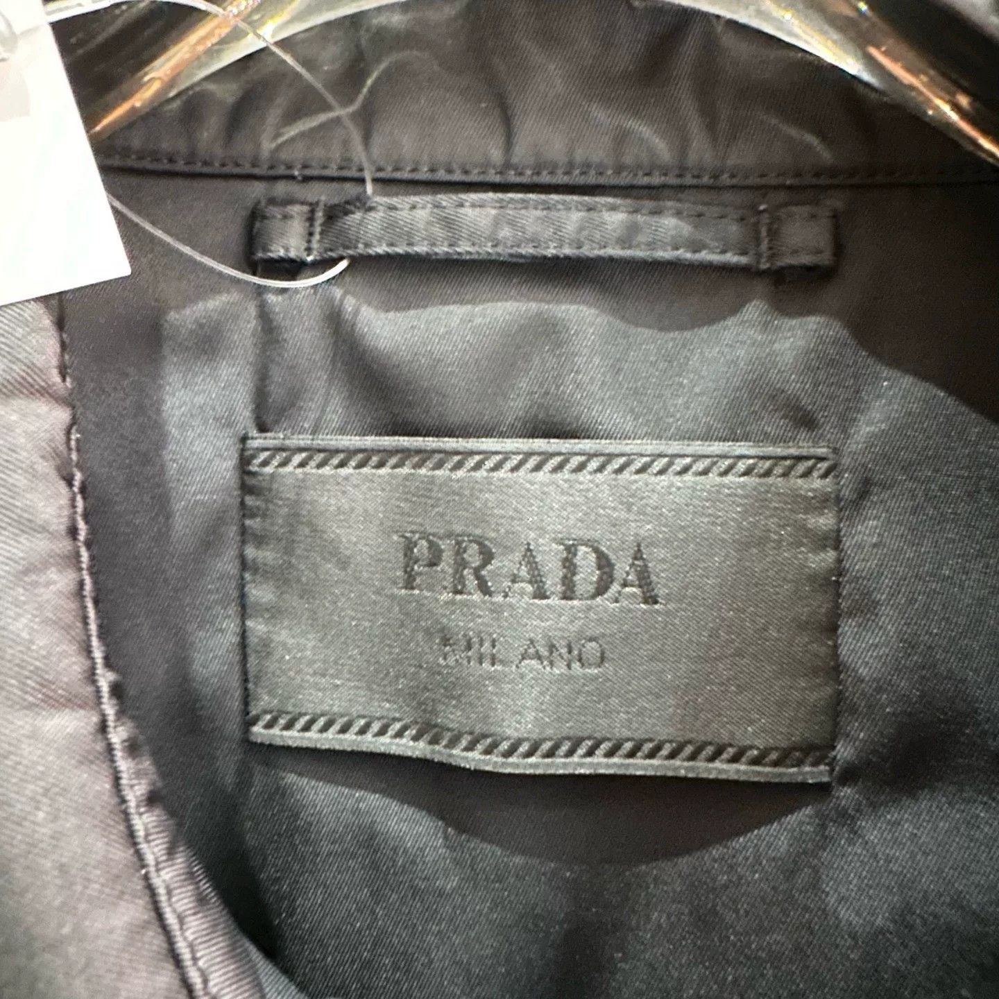 Prada Prada Metallic Black Light Jacket S Men Size US S / EU 44-46 / 1 - 4 Thumbnail