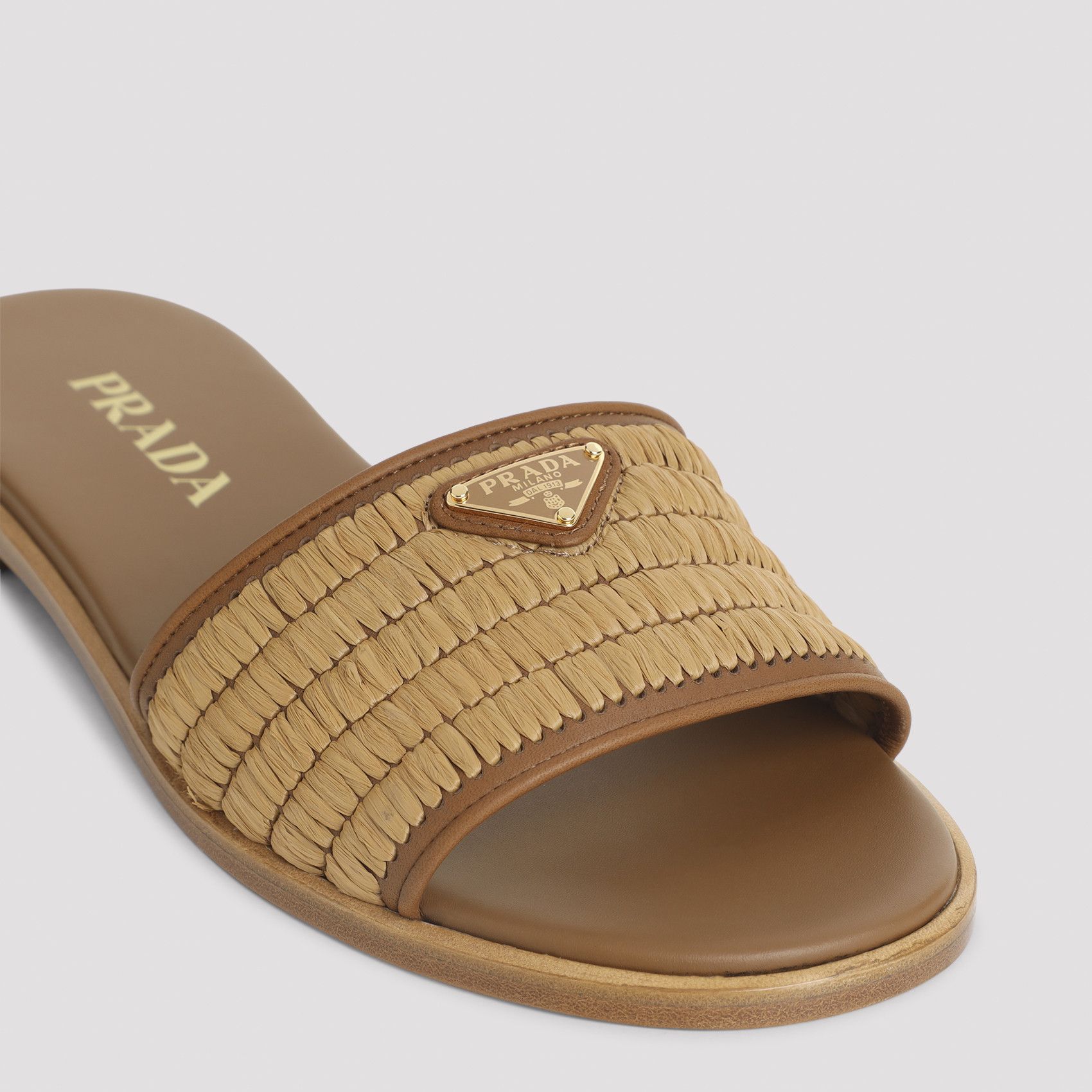 Prada Prada Calf Leather Sandals Size US 7 / IT 37 - 4 Thumbnail
