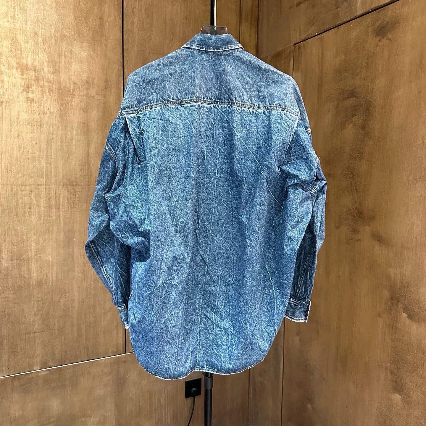 Balenciaga Balenciaga Denim Green Shirt XS Men Size US XS / EU 42 / 0 - 2 Thumbnail