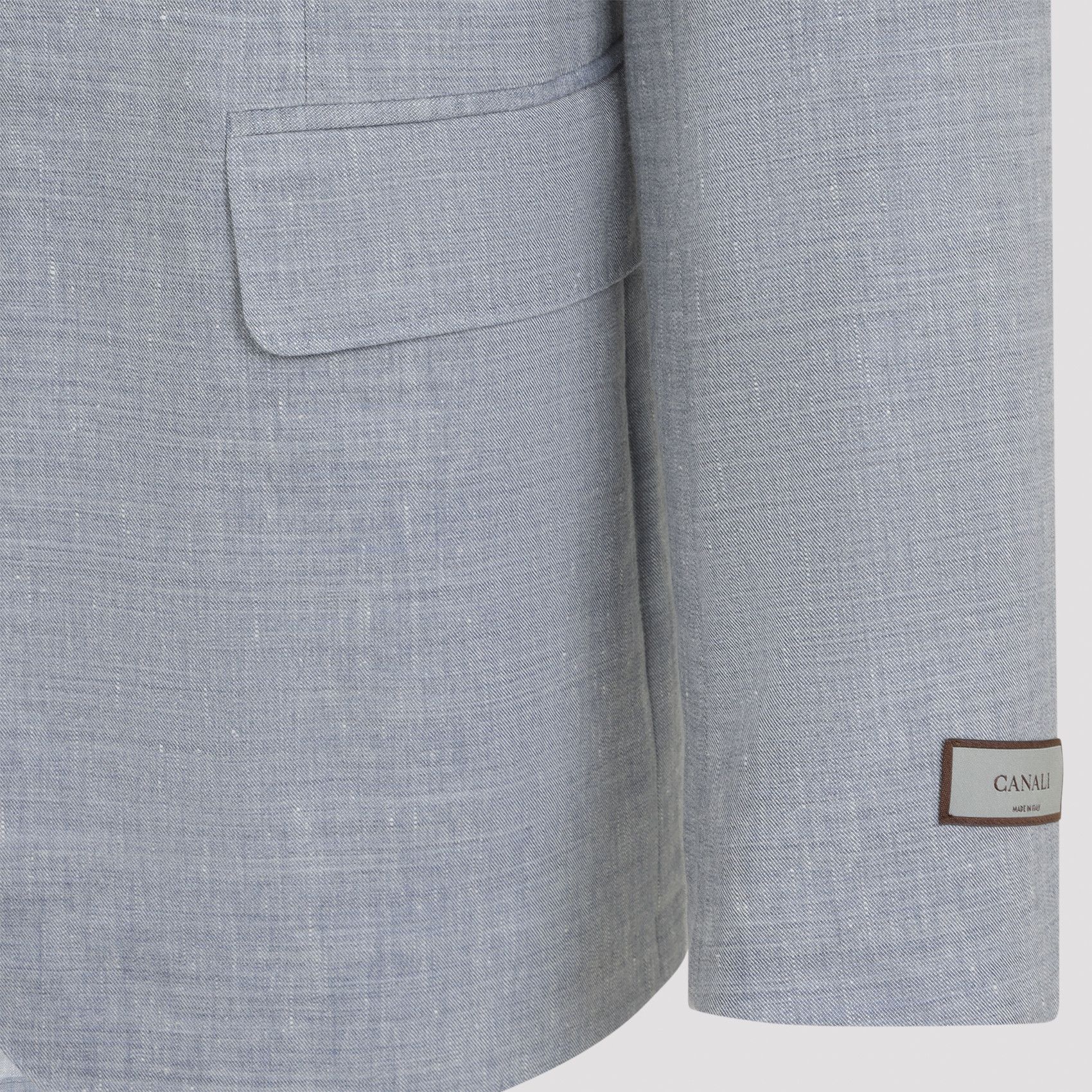 Canali Canali Linen and Wool Suit Size US M / EU 48-50 / 2 - 5 Thumbnail