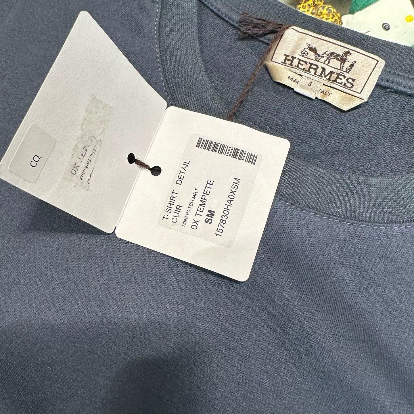 Hermes Hermes Blue T-Shirt S Women Size S / US 4 / IT 40 - 2 Thumbnail