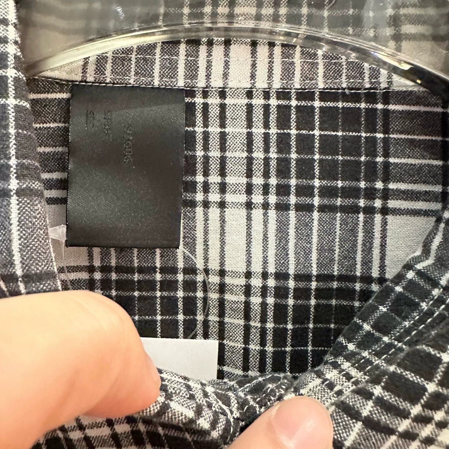 N.Hoolywood N.Hoolywood Plaid Black Shirt 36 Men Size US S / EU 44-46 / 1 - 4 Thumbnail