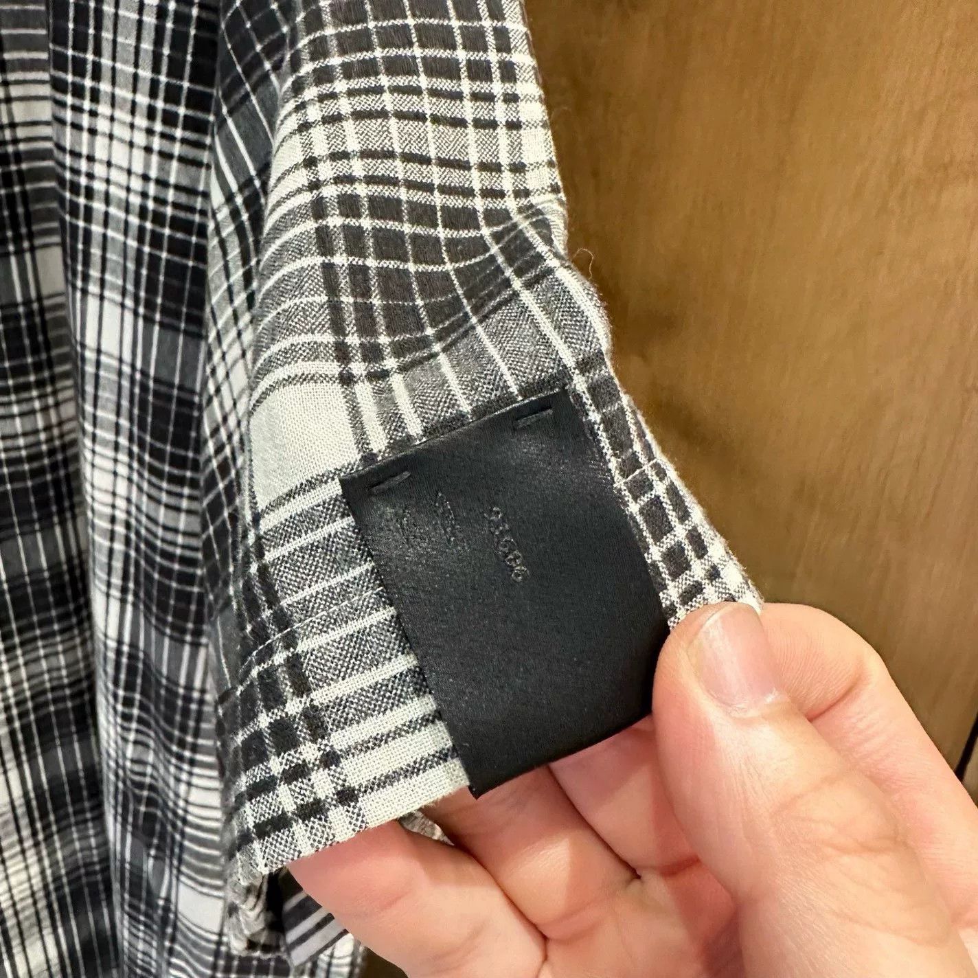N.Hoolywood N.Hoolywood Plaid Black Shirt 36 Men Size US S / EU 44-46 / 1 - 3 Thumbnail