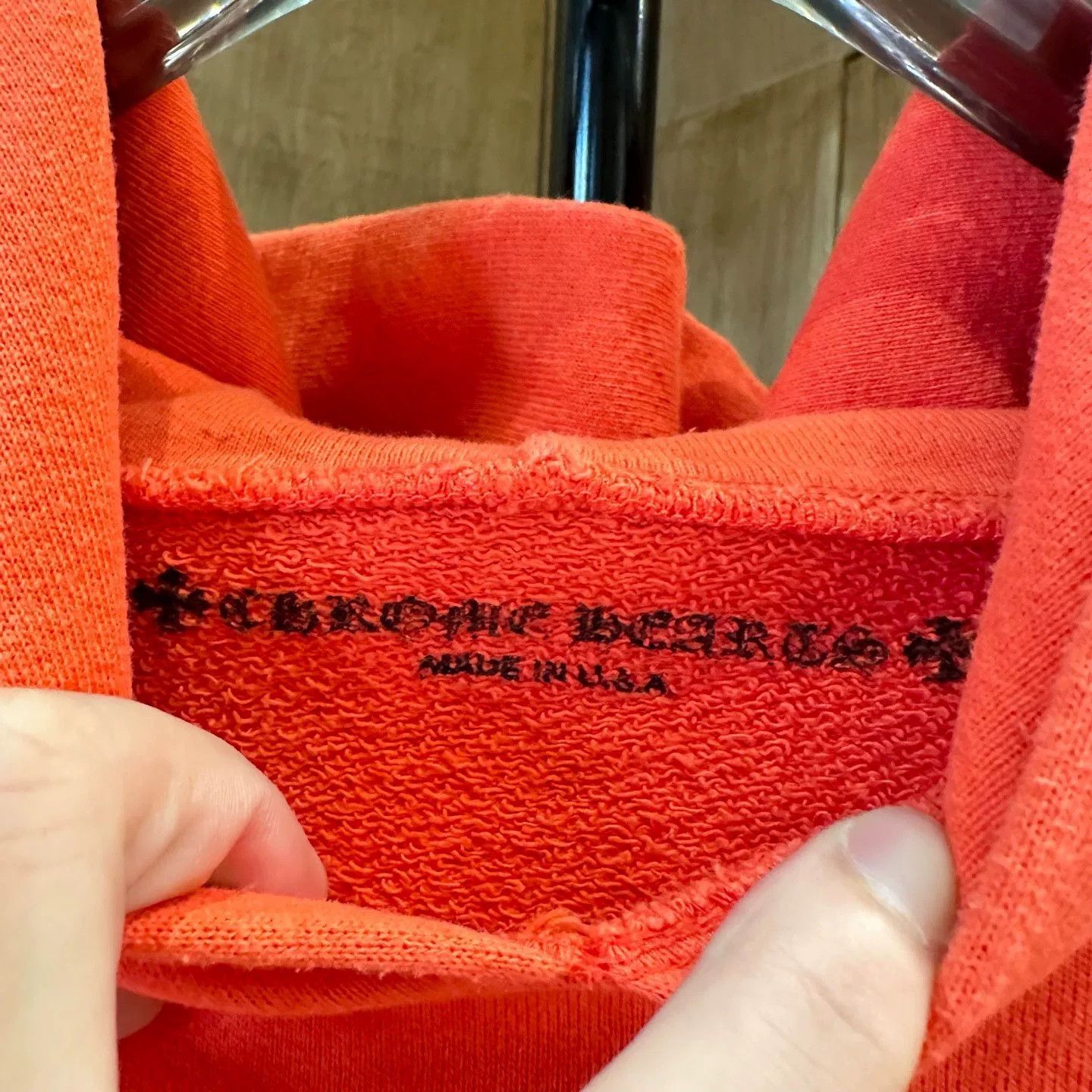 Chrome Hearts Chrome Hearts Collab Orange Hoodie L Men Size US L / EU 52-54 / 3 - 3 Thumbnail