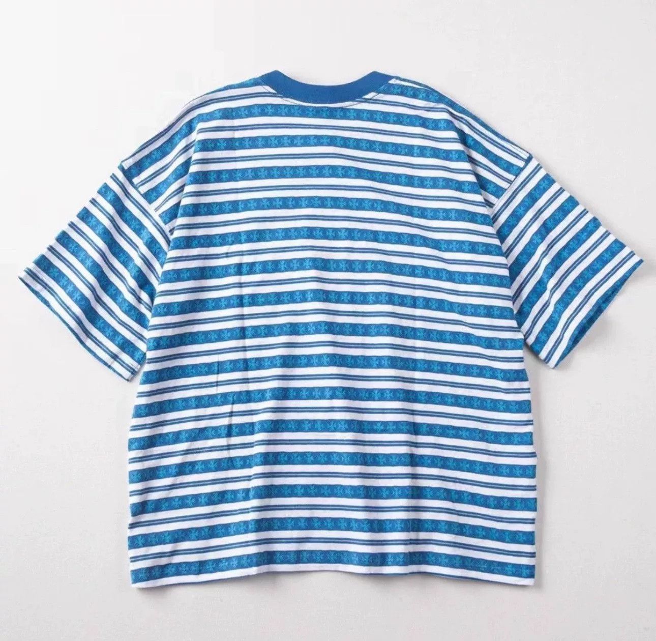 Chrome Hearts Chrome Hearts Striped Blue T-Shirt S Women Size S / US 4 / IT 40 - 2 Thumbnail