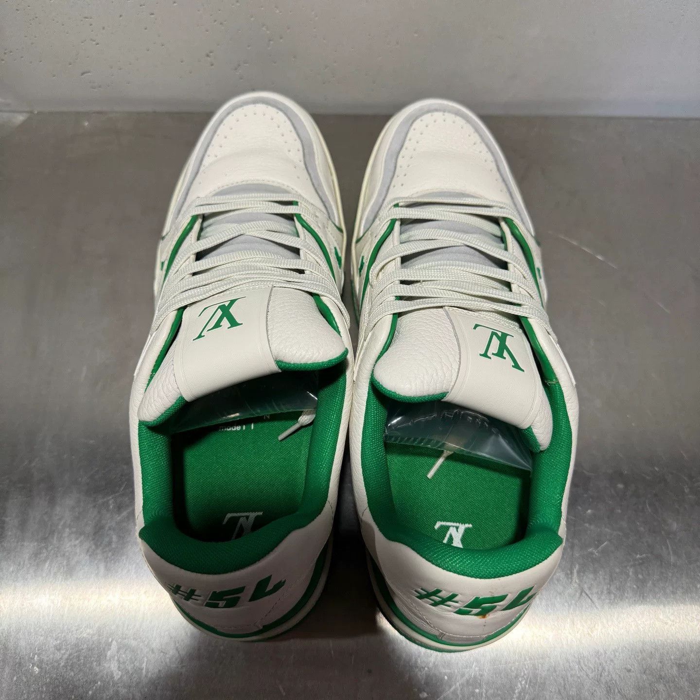 Louis Vuitton Louis Vuitton Training Green Lowtop Sneakers 44 Men Size US 10.5 / EU 43-44 - 7 Thumbnail
