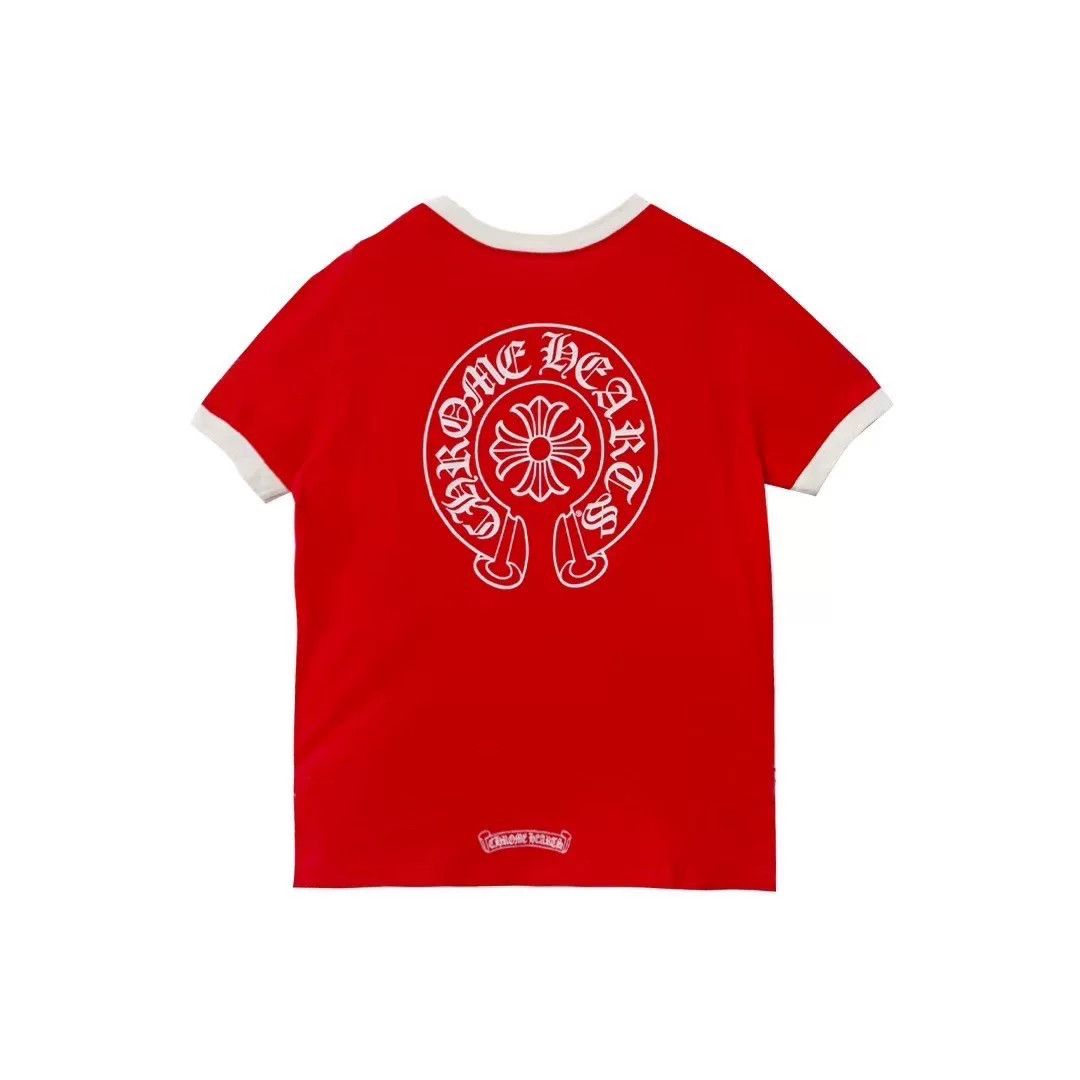 Chrome Hearts Chrome Hearts Red T-Shirt M Women Size M / US 6-8 / IT 42-44 - 2 Thumbnail