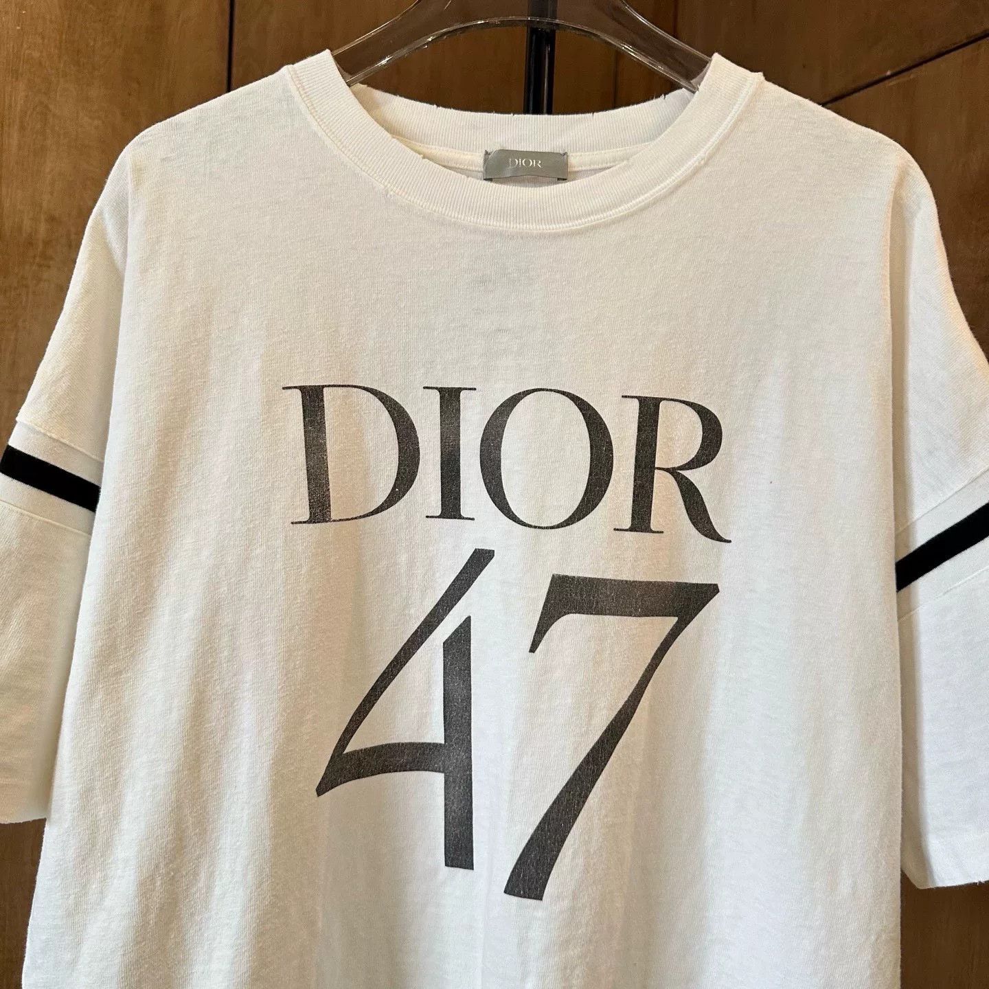 Dior Dior Printed Striped Green T-Shirt L Men Size US L / EU 52-54 / 3 - 3 Thumbnail