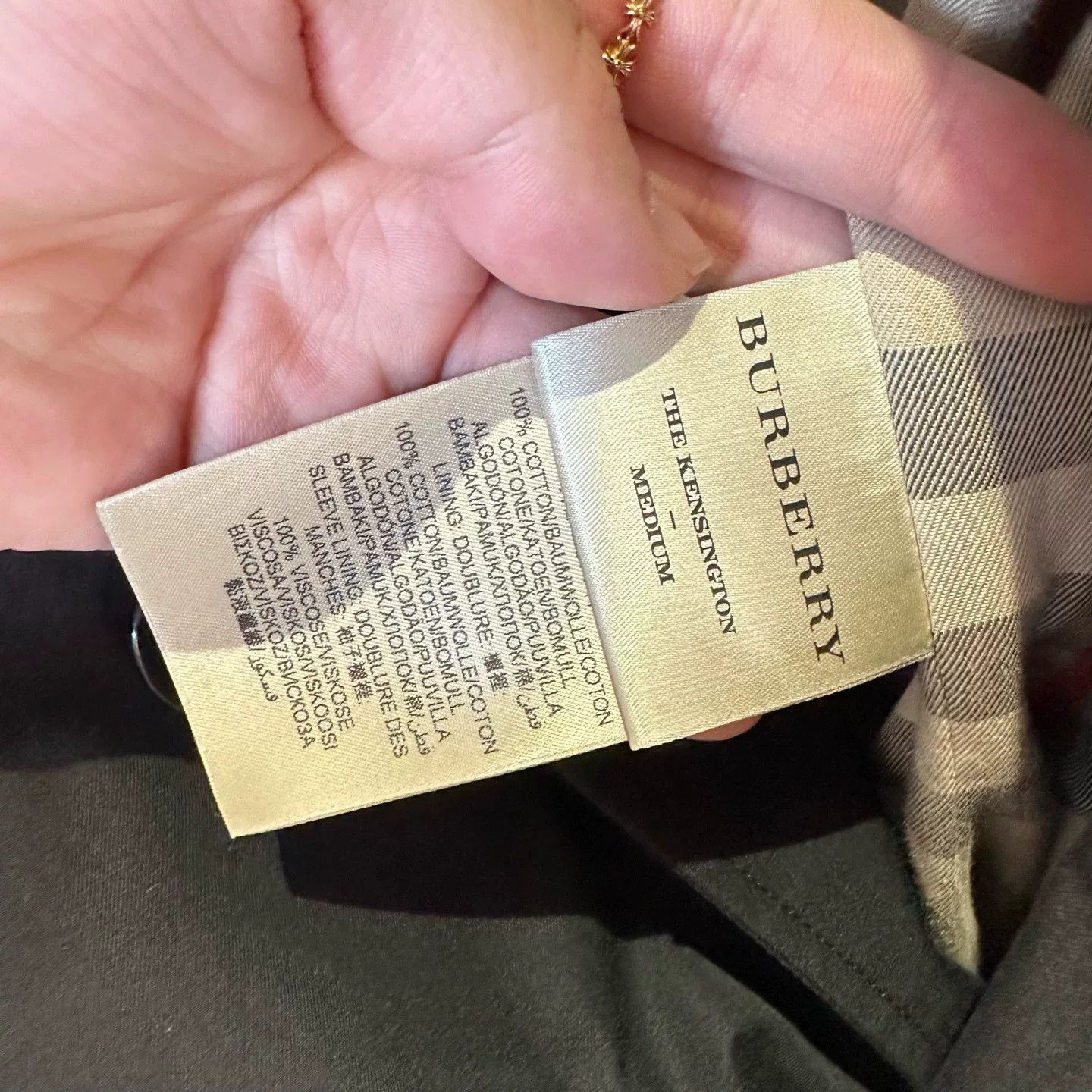 Burberry Burberry Long Black Coat L Women Size L / US 10 / IT 46 - 4 Thumbnail