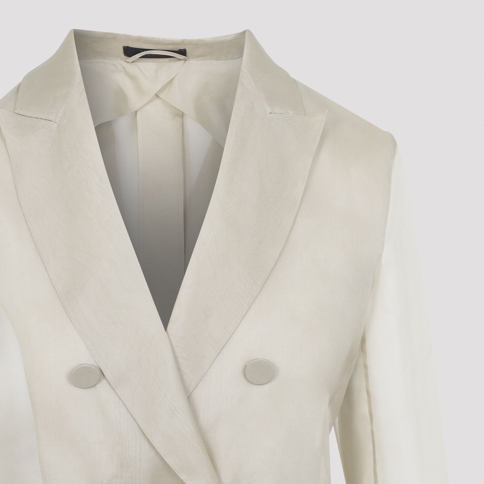 Max Mara Max Mara Pianoforte Slogan Organza Jacket Size M / US 6-8 / IT 42-44 - 4 Thumbnail