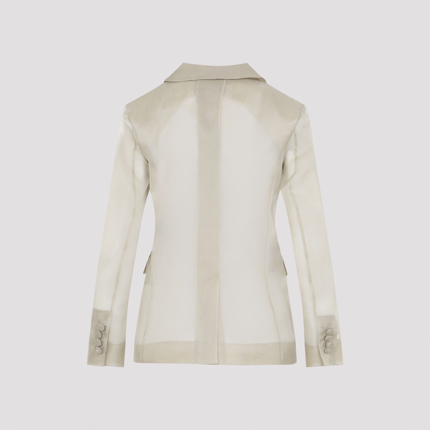 Max Mara Max Mara Pianoforte Slogan Organza Jacket Size M / US 6-8 / IT 42-44 - 2 Thumbnail