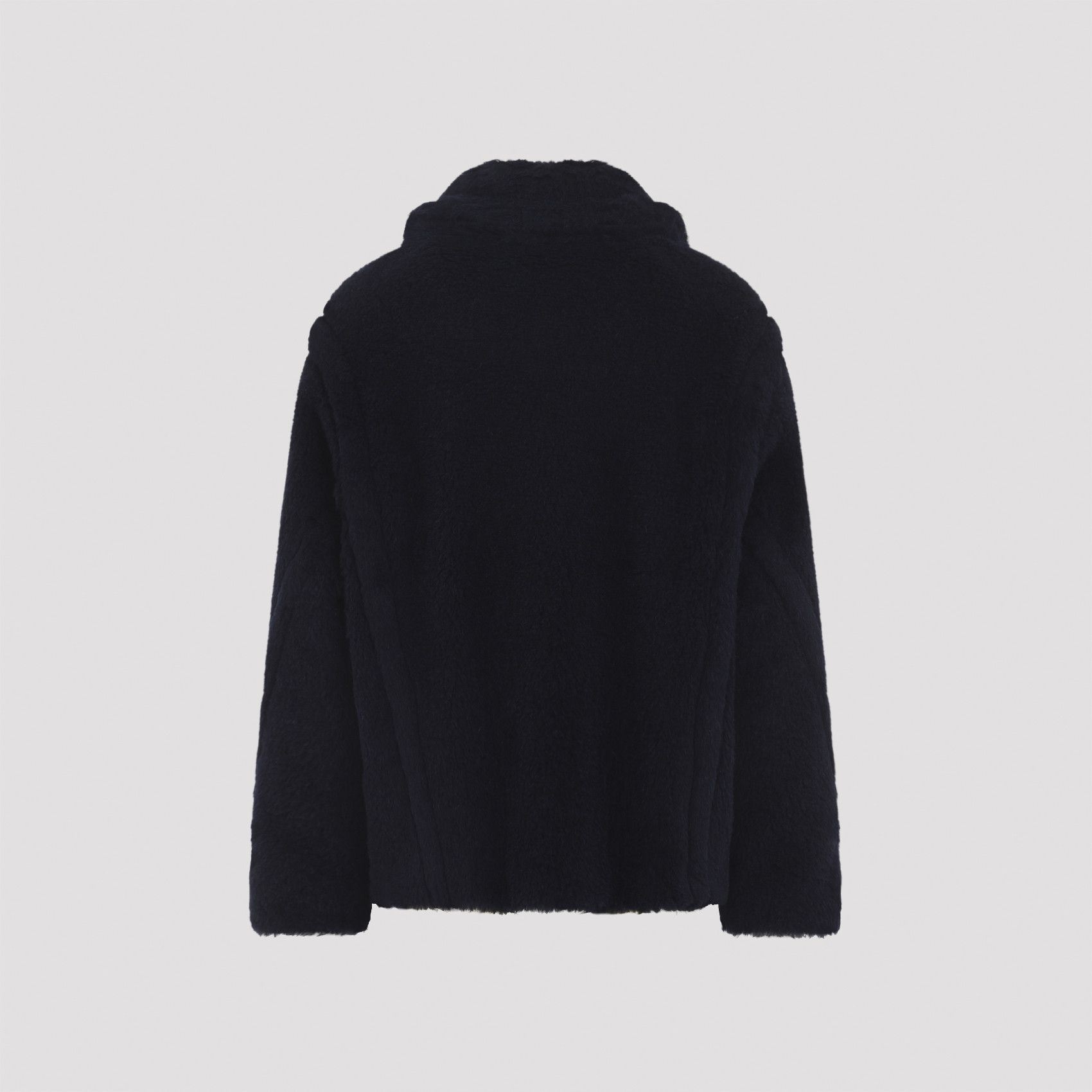Max Mara Max Mara Fuggito Short Blue Teddy Coat Size M / US 6-8 / IT 42-44 - 2 Thumbnail