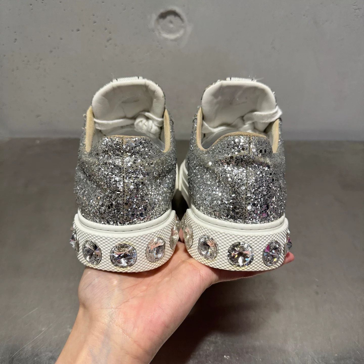 Miu Miu Miu Miu Green Lowtop Sneakers 37 Women Size US 6.5 / IT 36.5 - 5 Thumbnail