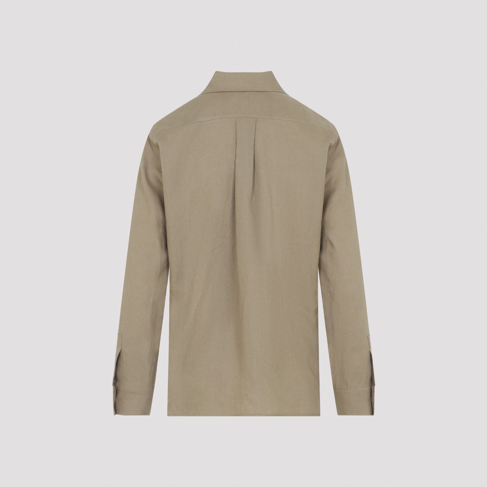 Max Mara Max Mara Falasco Linen M Logo Shirt Size M / US 6-8 / IT 42-44 - 2 Thumbnail