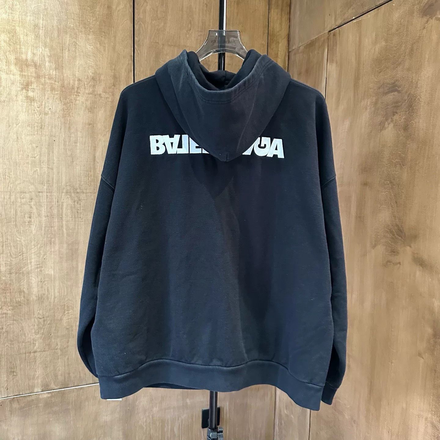 Balenciaga Balenciaga Black Hoodie M Women Size M / US 6-8 / IT 42-44 - 2 Thumbnail