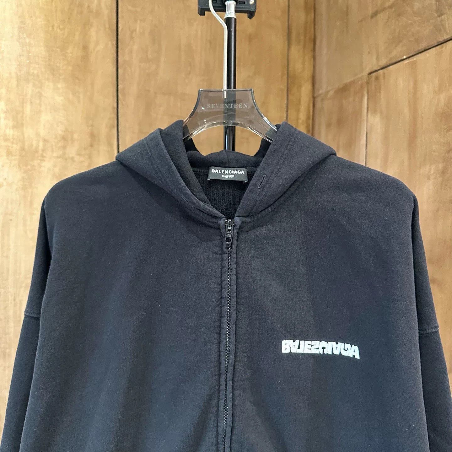 Balenciaga Balenciaga Black Hoodie M Women Size M / US 6-8 / IT 42-44 - 3 Thumbnail