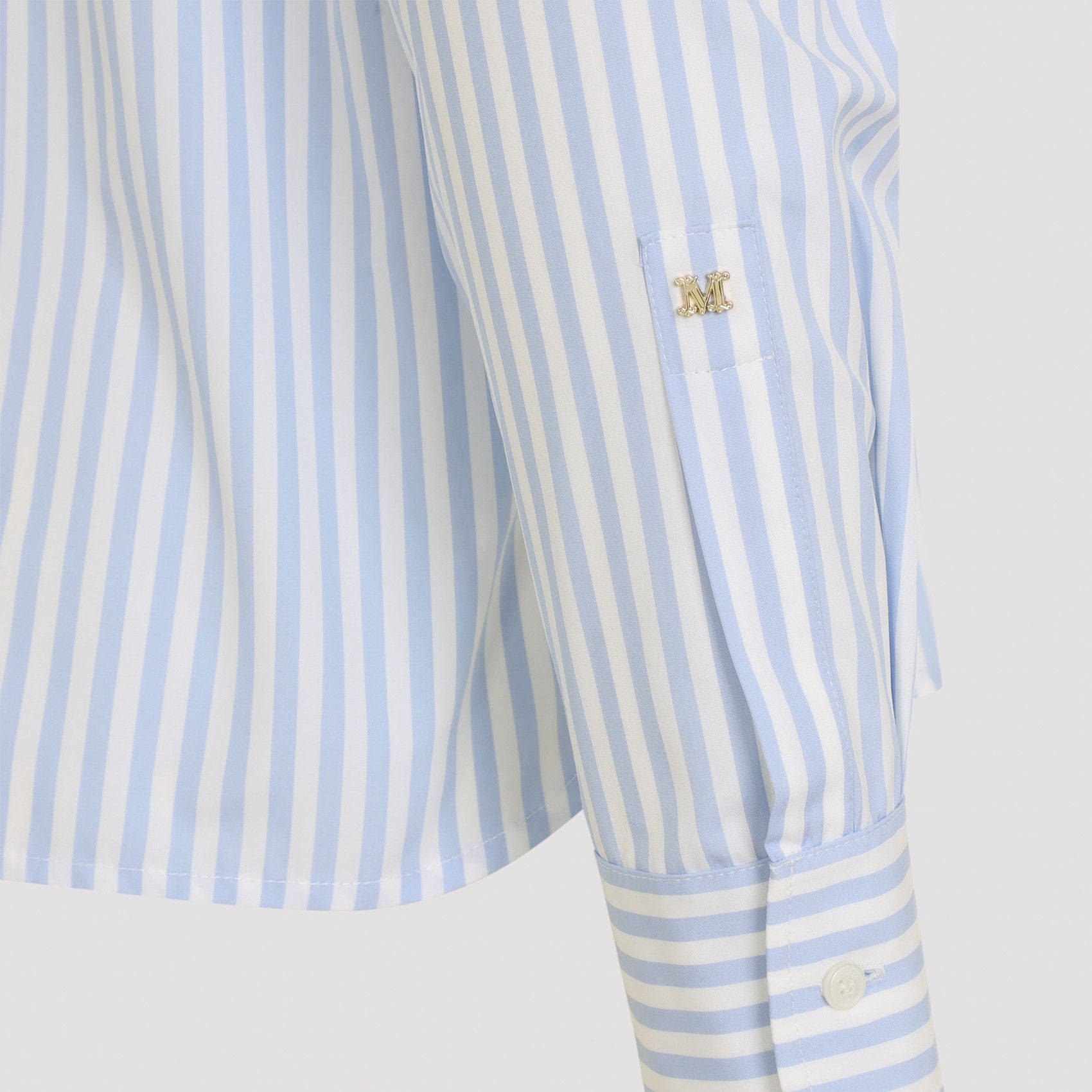 Max Mara Max Mara Accenni Striped Shirt Size M / US 6-8 / IT 42-44 - 4 Thumbnail