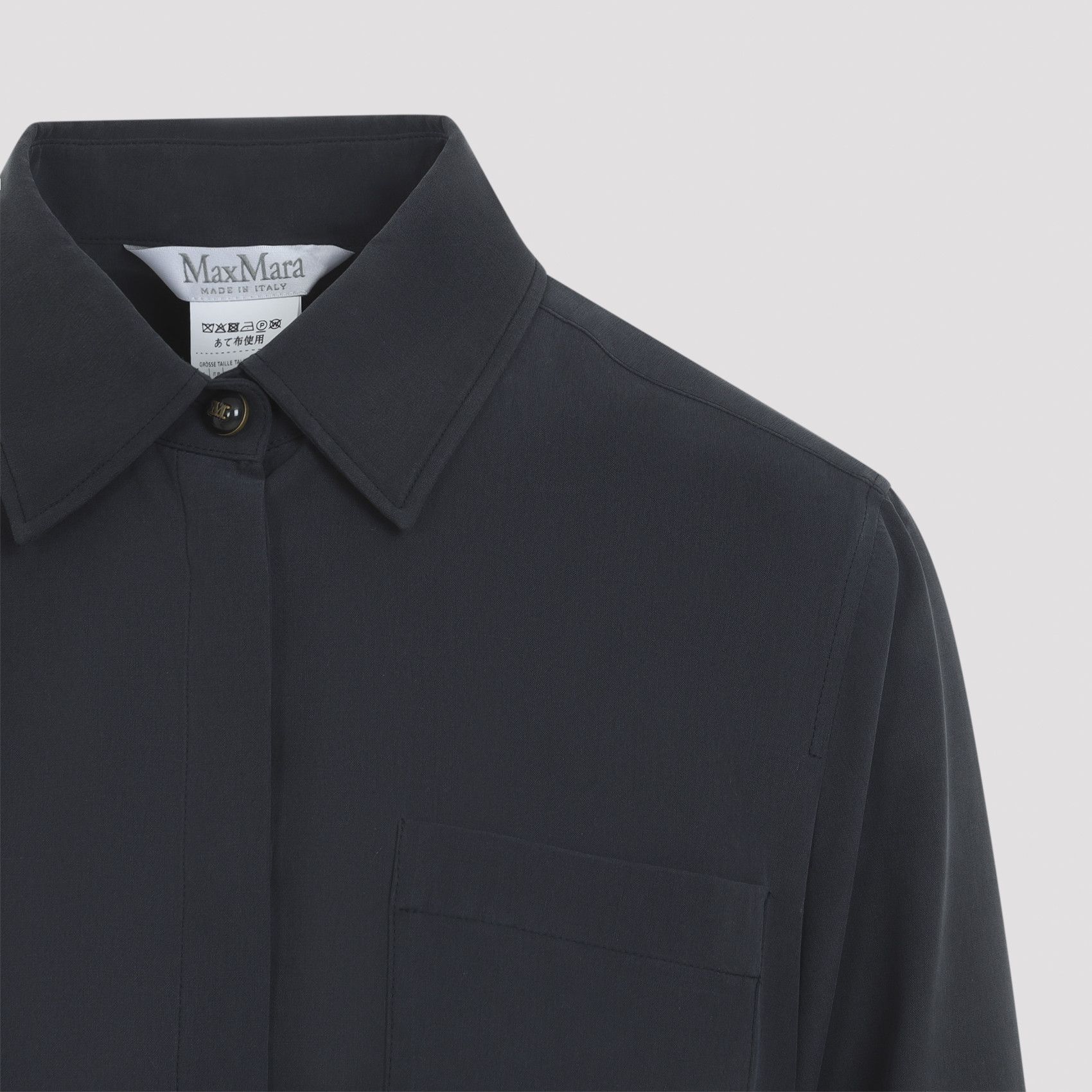 Max Mara Max Mara Siamese Washed Silk Shirt Size M / US 6-8 / IT 42-44 - 3 Thumbnail