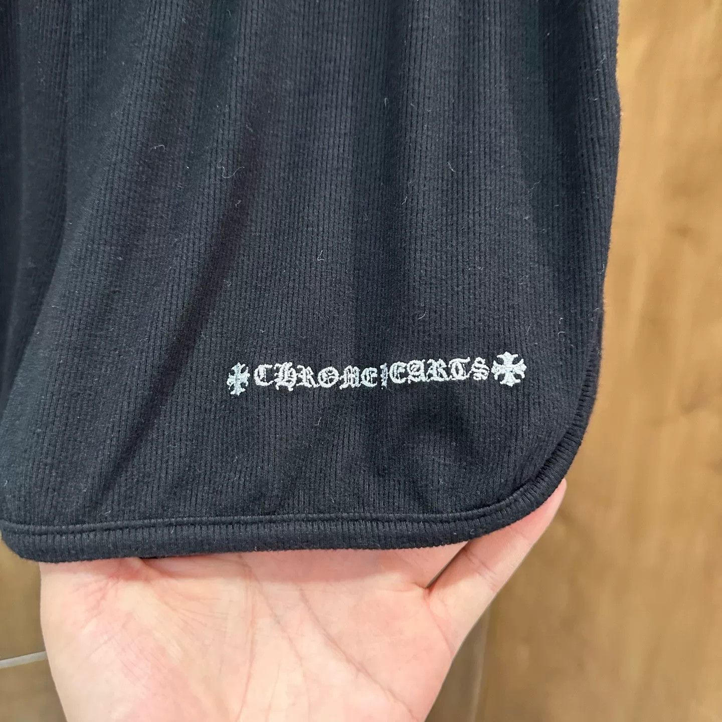 Chrome Hearts Chrome Hearts Embroidered Cotton Black Shorts M Men Size US 32 / EU 48 - 3 Thumbnail