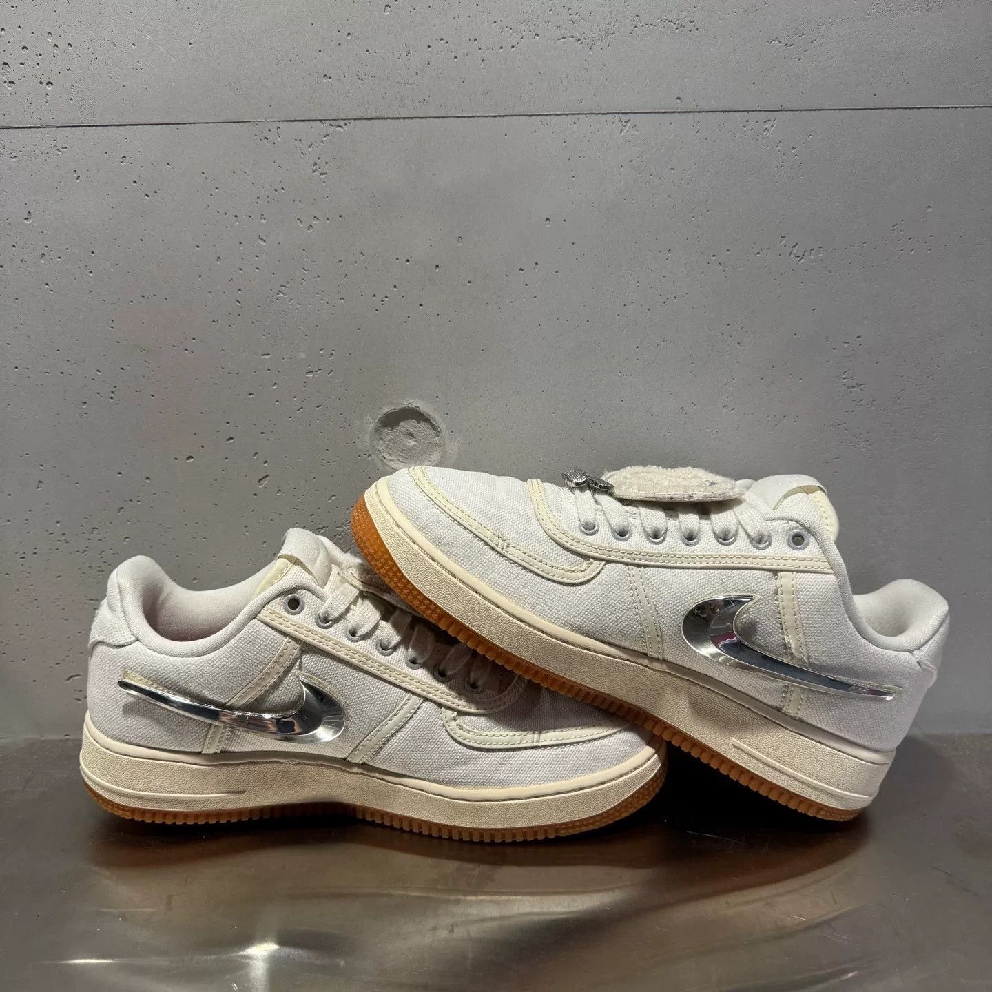 Nike Nike Collab Beige Lowtop Sneakers 40 Men Size US 7.5 / EU 40-41 - 3 Thumbnail