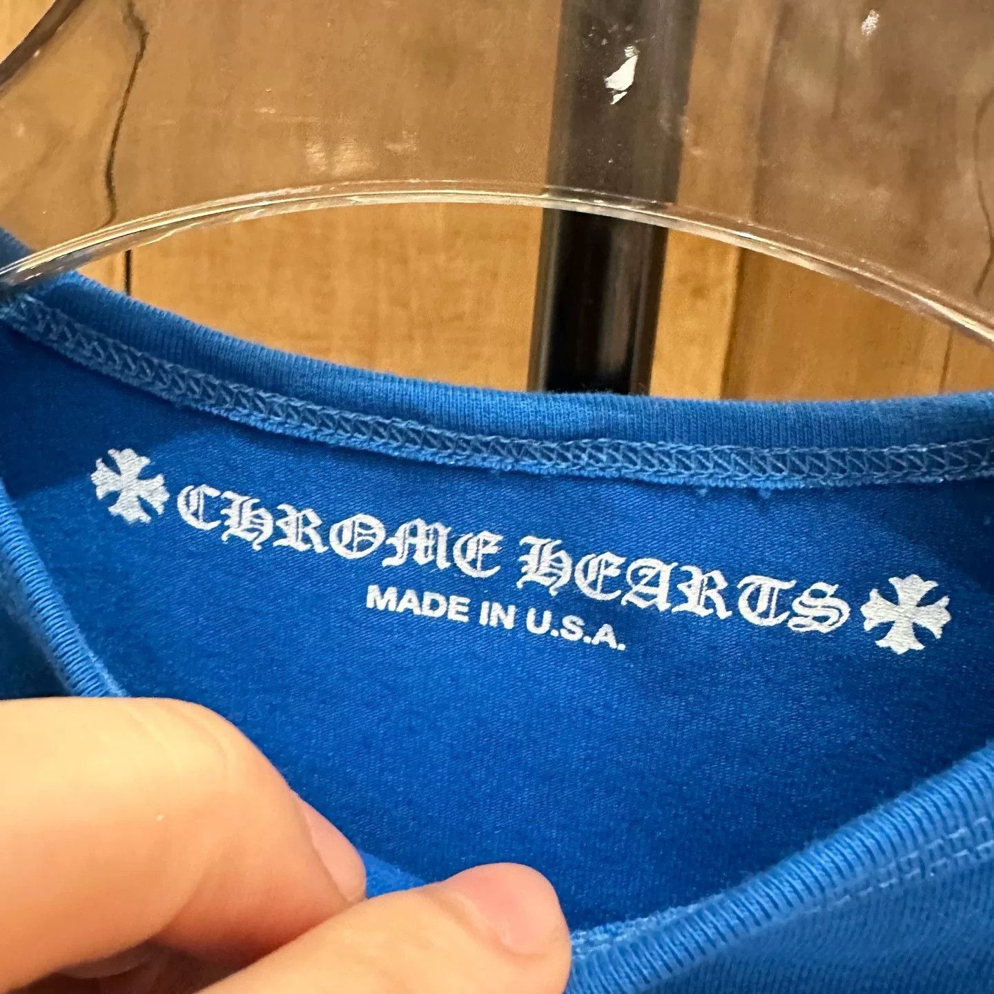 Chrome Hearts Chrome Hearts Retro Blue T-Shirt S Women Size S / US 4 / IT 40 - 3 Thumbnail