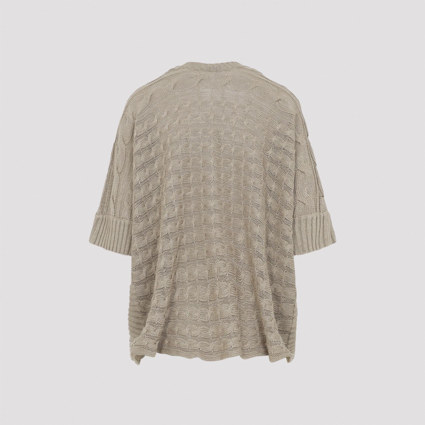 Max Mara Max Mara Eresia Linen Cable Cardigan Size S / US 4 / IT 40 - 2 Thumbnail