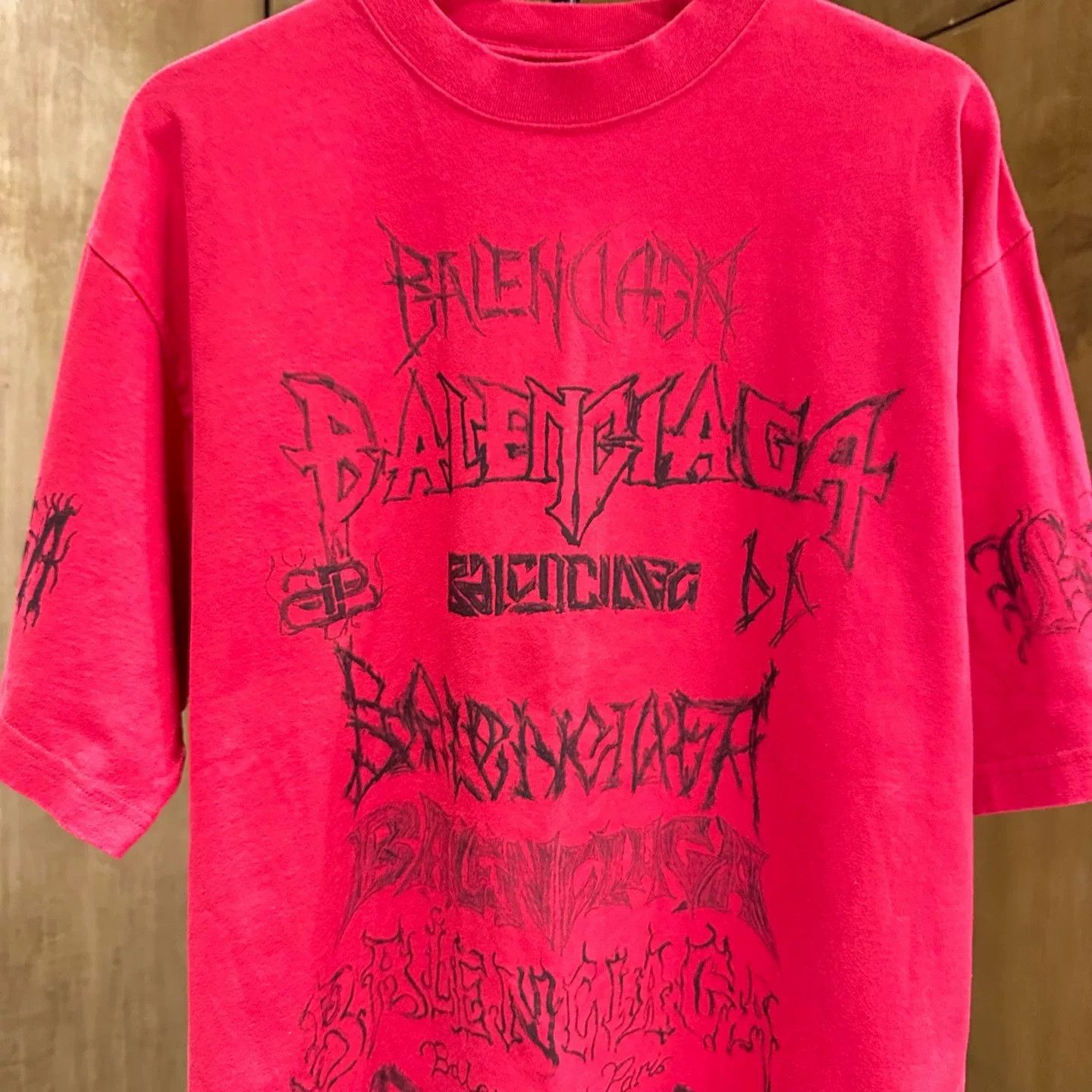 Balenciaga Balenciaga Limited Red T-Shirt S Women Size S / US 4 / IT 40 - 3 Thumbnail