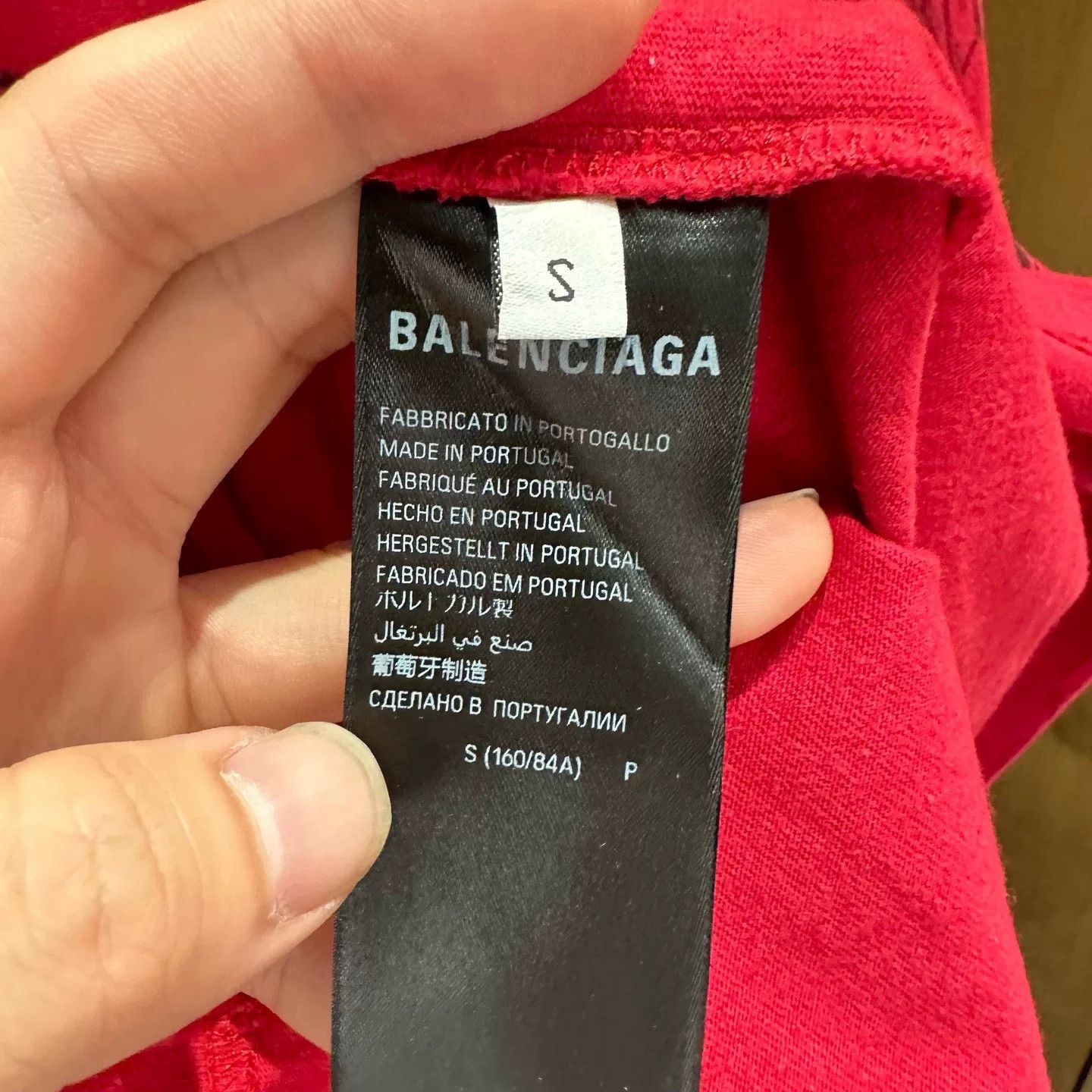 Balenciaga Balenciaga Limited Red T-Shirt S Women Size S / US 4 / IT 40 - 6 Thumbnail