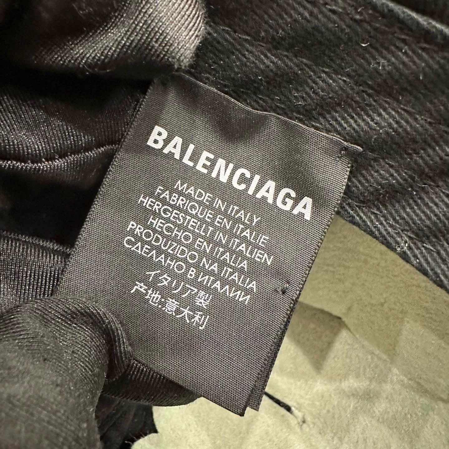 Balenciaga Balenciaga Patchwork Black Hat L Men Size ONE SIZE - 5 Thumbnail