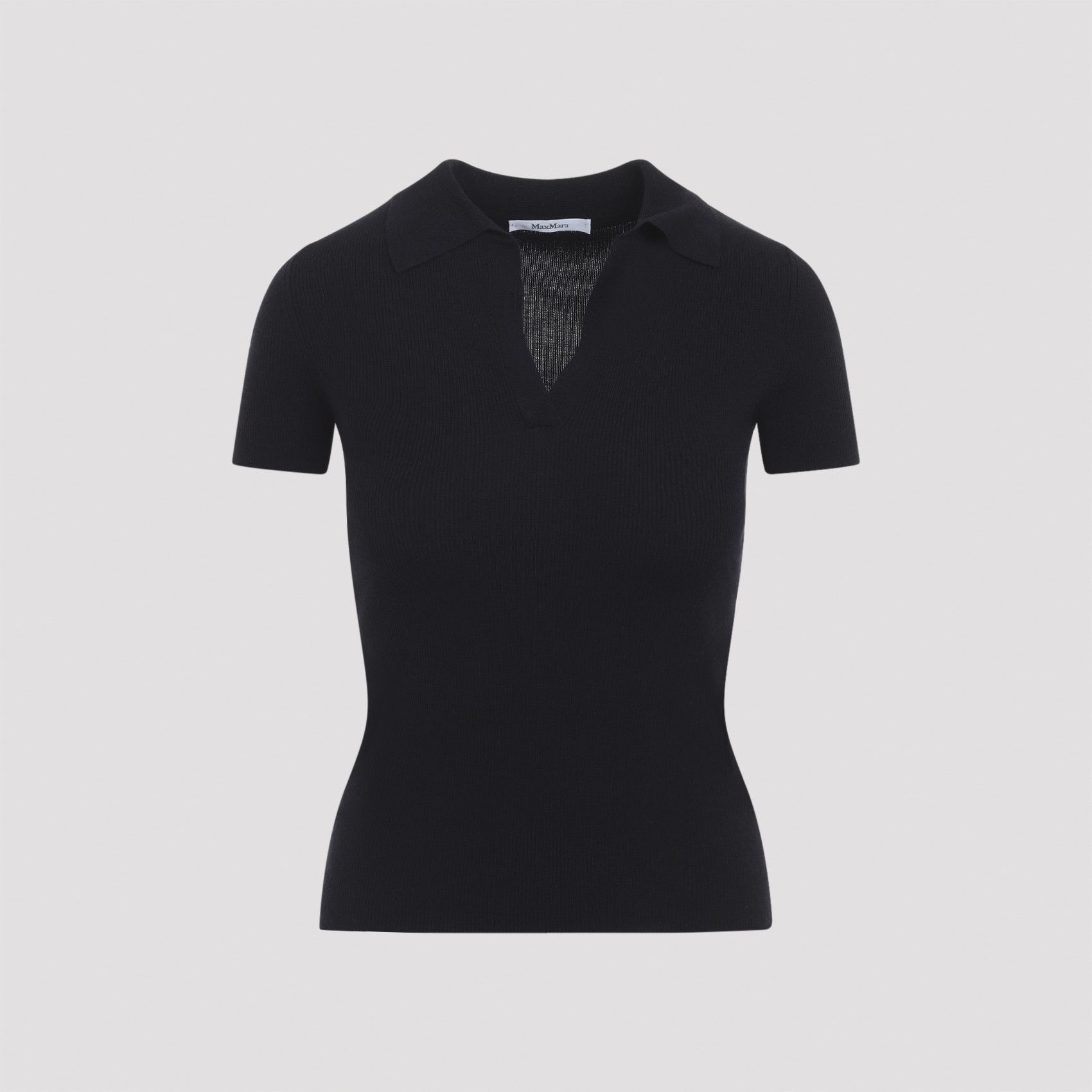 Max Mara Max Mara Albero Knit Ribbed Polo Size M / US 6-8 / IT 42-44 - 4 Thumbnail