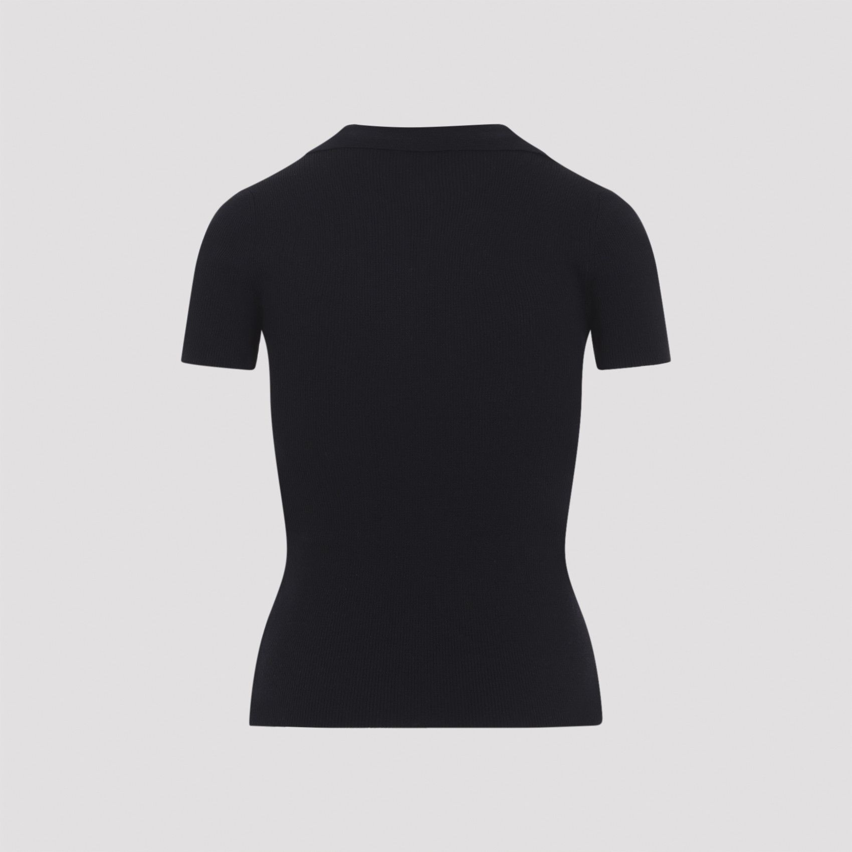 Max Mara Max Mara Albero Knit Ribbed Polo Size S / US 4 / IT 40 - 7 Thumbnail