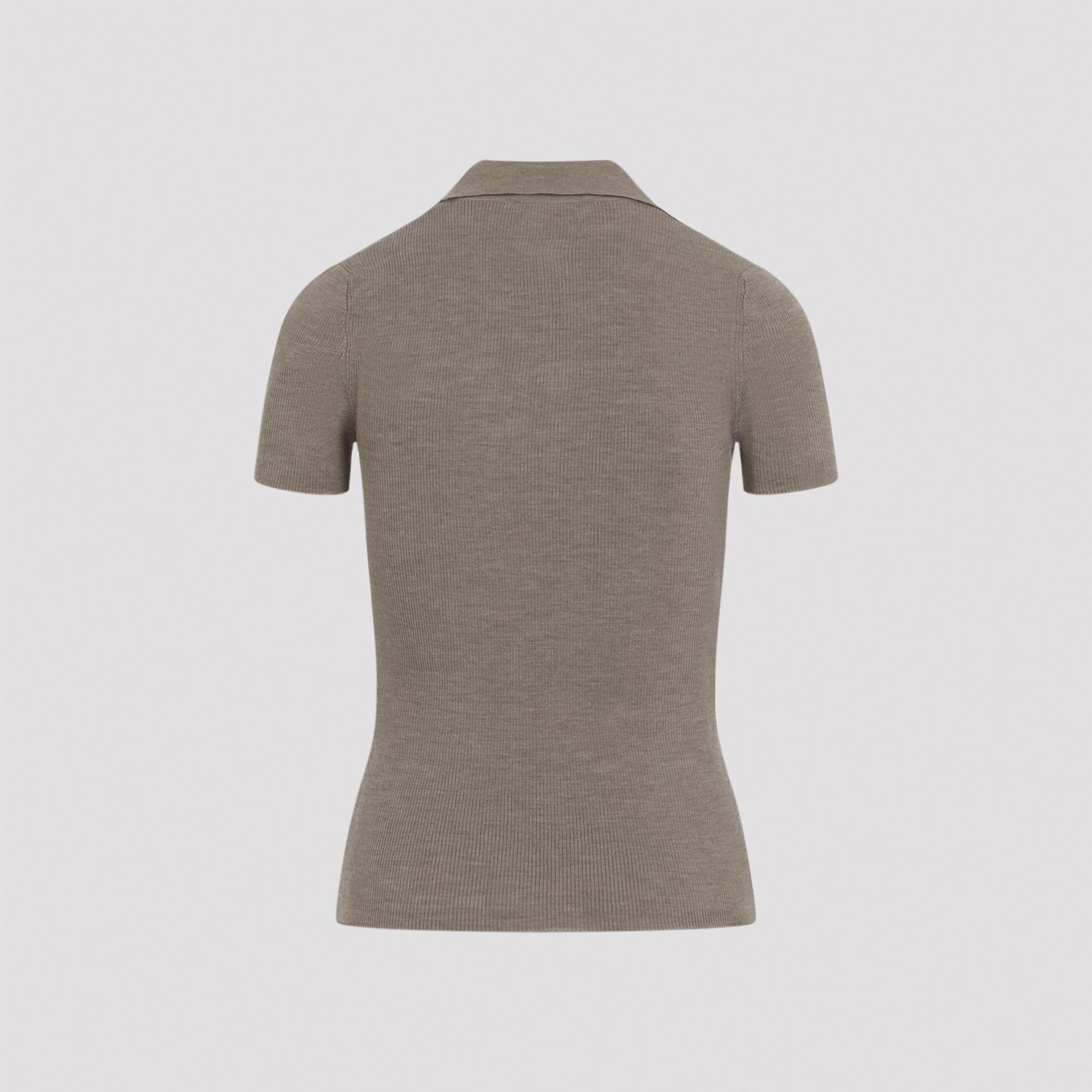 Max Mara Max Mara Albero Knit Ribbed Polo Size M / US 6-8 / IT 42-44 - 2 Thumbnail
