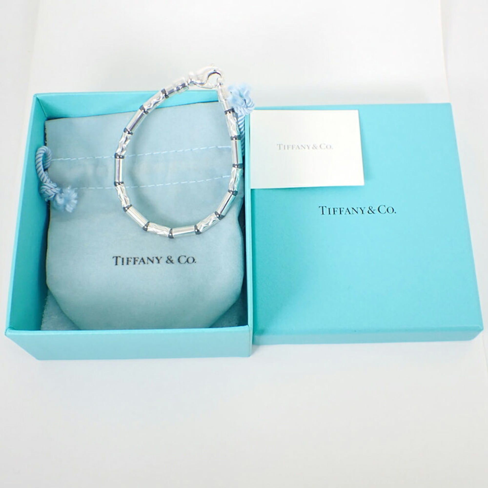 Tiffany & Co. TIFFANY & Co. 925 Aztec Zigzag Hematite Bracelet Size ONE SIZE - 10 Thumbnail