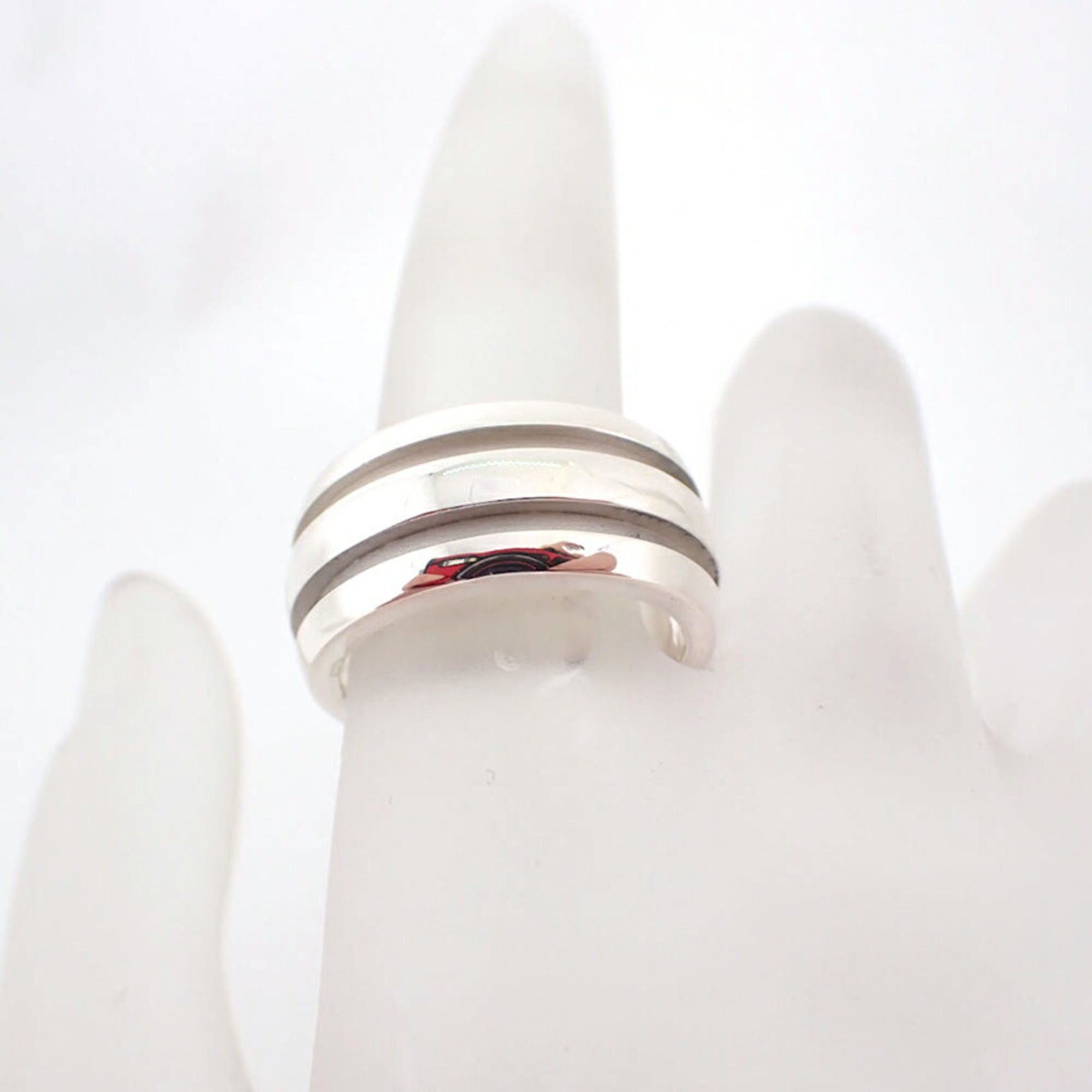 Tiffany & Co. TIFFANY & Co. 925 Engraved Double Line Ring, Size 10 Size ONE SIZE - 3 Thumbnail