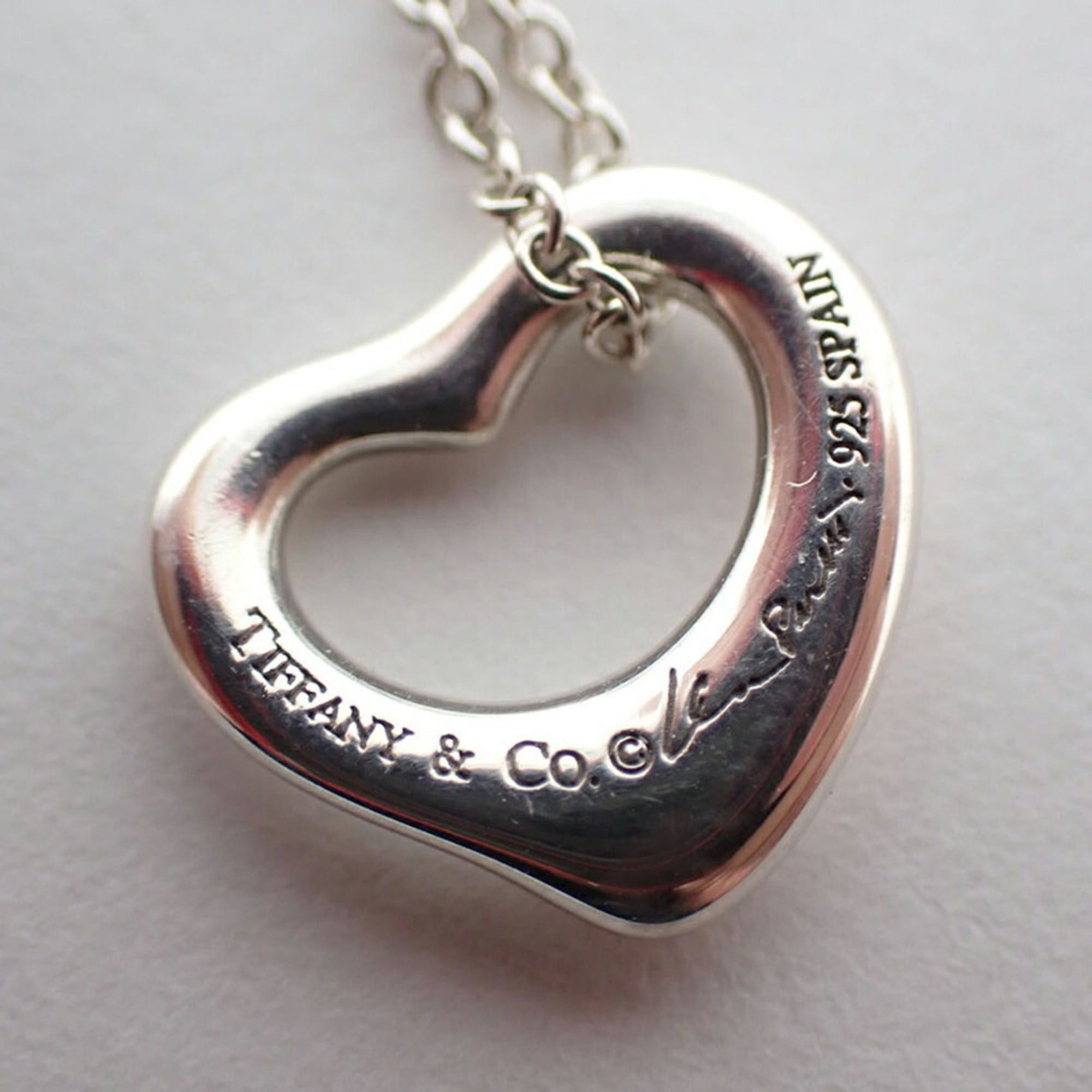 Tiffany & Co. TIFFANY & Co. 925 Heart Pendant Necklace Size ONE SIZE - 6 Thumbnail