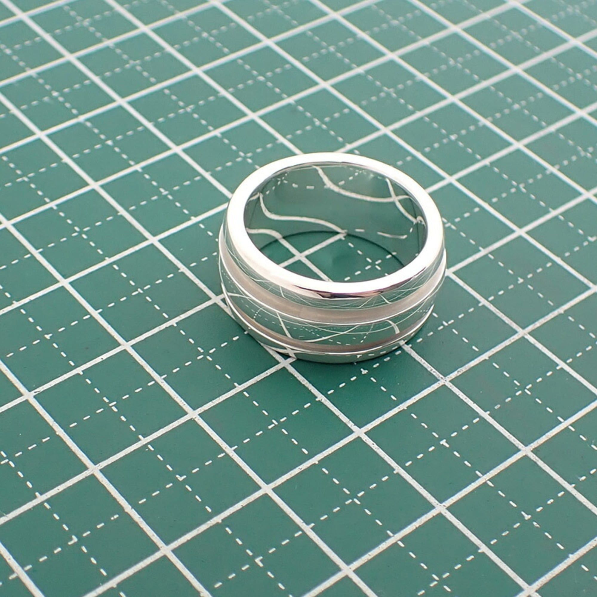 Tiffany & Co. TIFFANY & Co. 925 Double Line Ring, Size 10 Size ONE SIZE - 10 Thumbnail