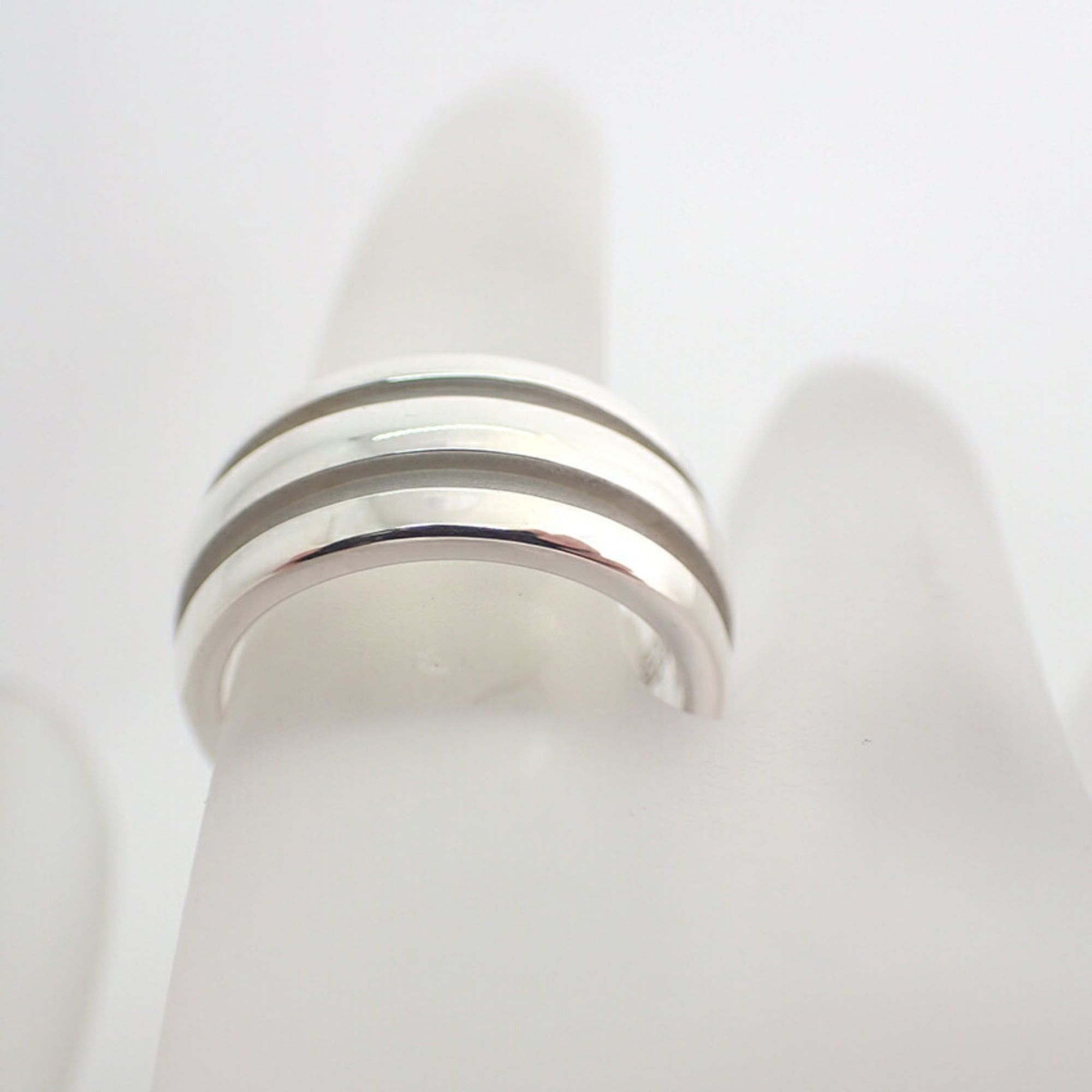 Tiffany & Co. TIFFANY & Co. 925 Double Line Ring, Size 10 Size ONE SIZE - 4 Thumbnail