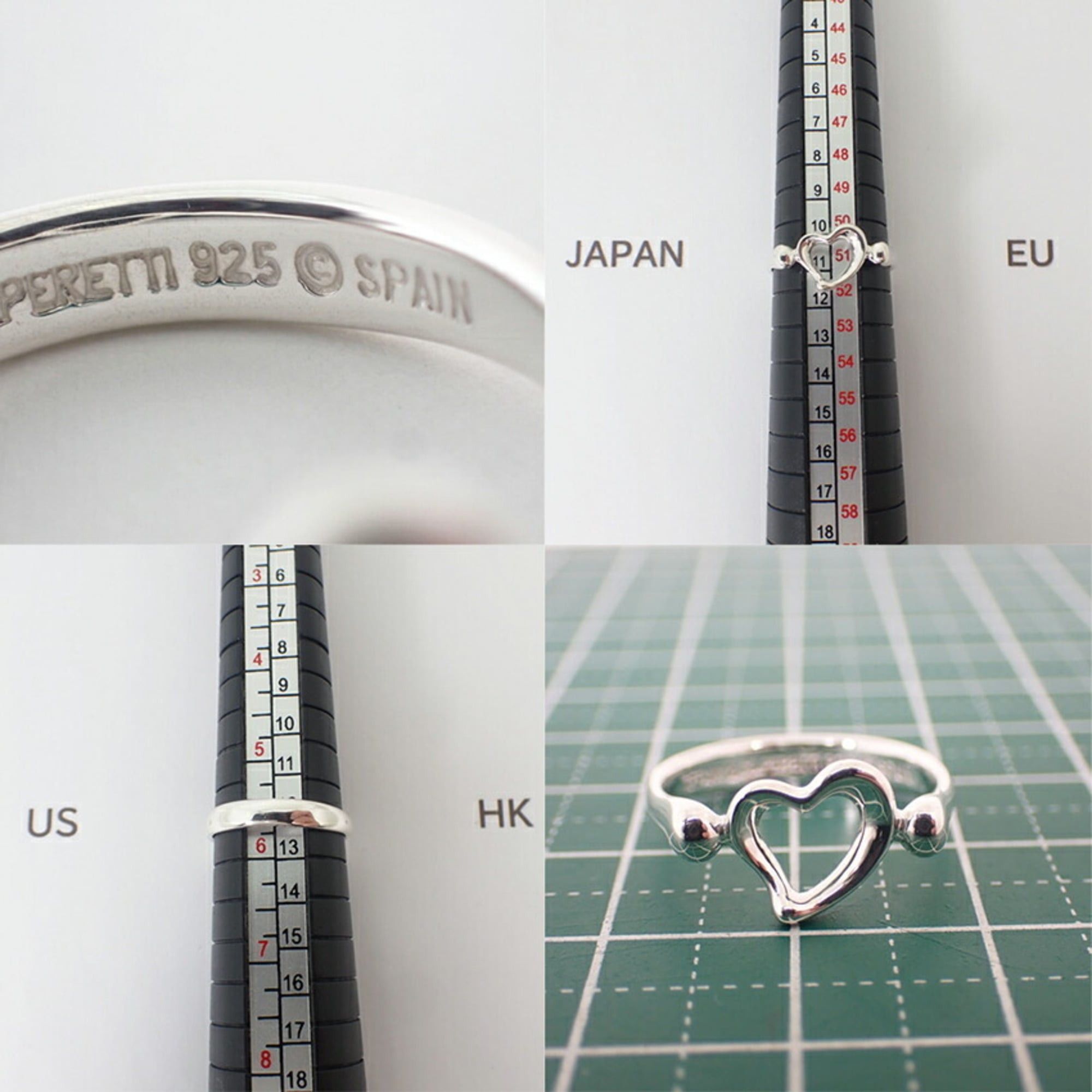 Tiffany & Co. TIFFANY & Co. 925 Heart Ring, Size 10 Size ONE SIZE - 10 Thumbnail