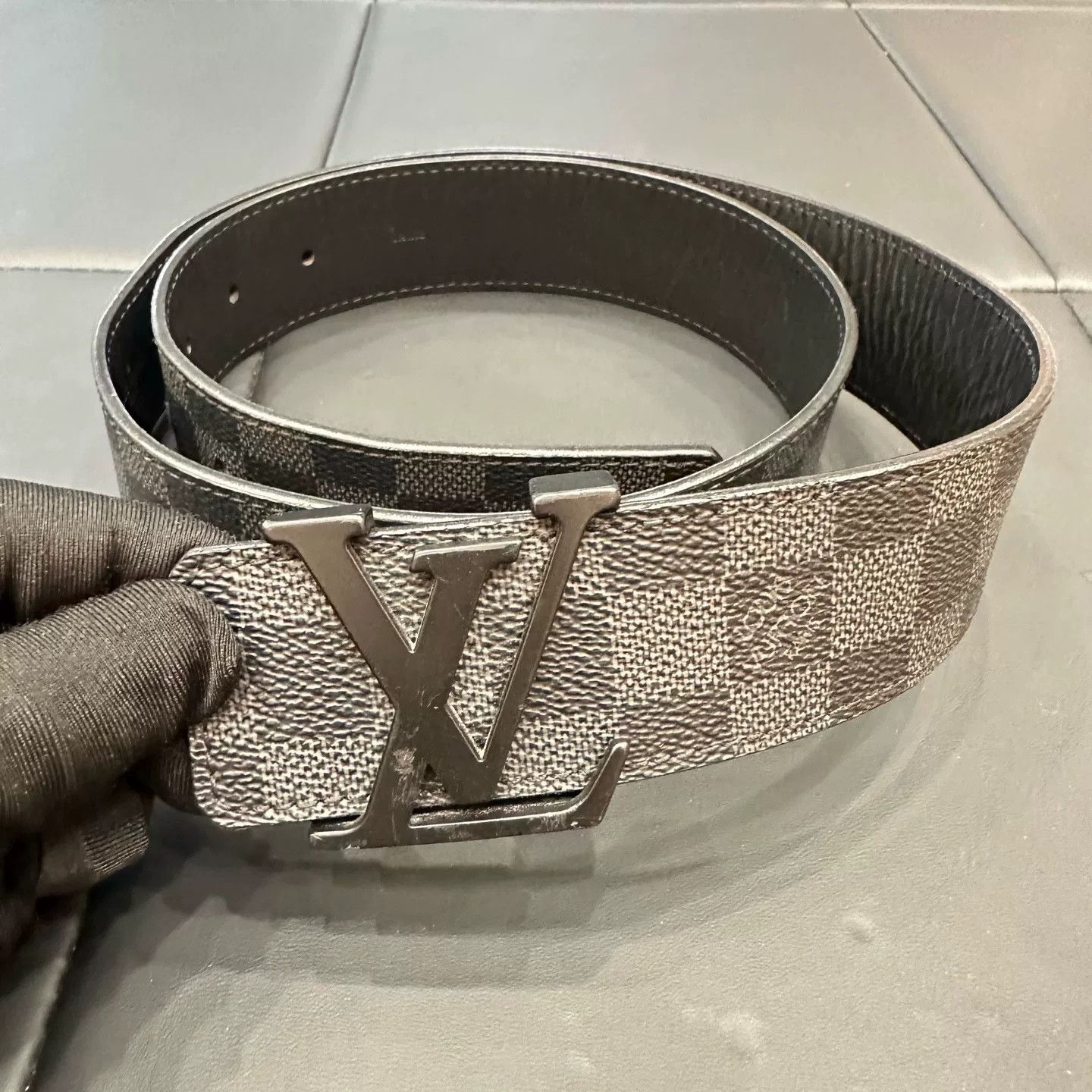 Louis Vuitton Louis Vuitton Checkered Multi Belt 2XL Men Size ONE SIZE - 2 Thumbnail