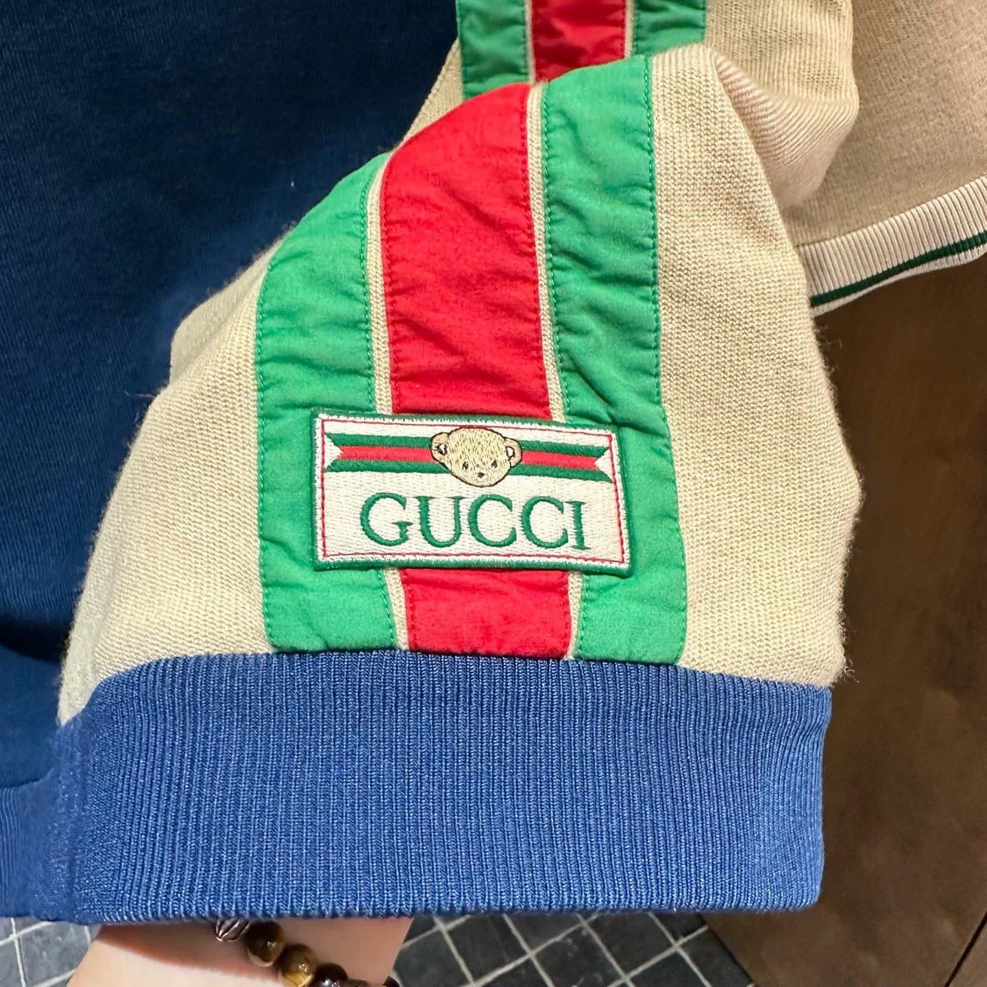 Gucci Gucci Striped Blue T-Shirt M Men Size US M / EU 48-50 / 2 - 4 Thumbnail