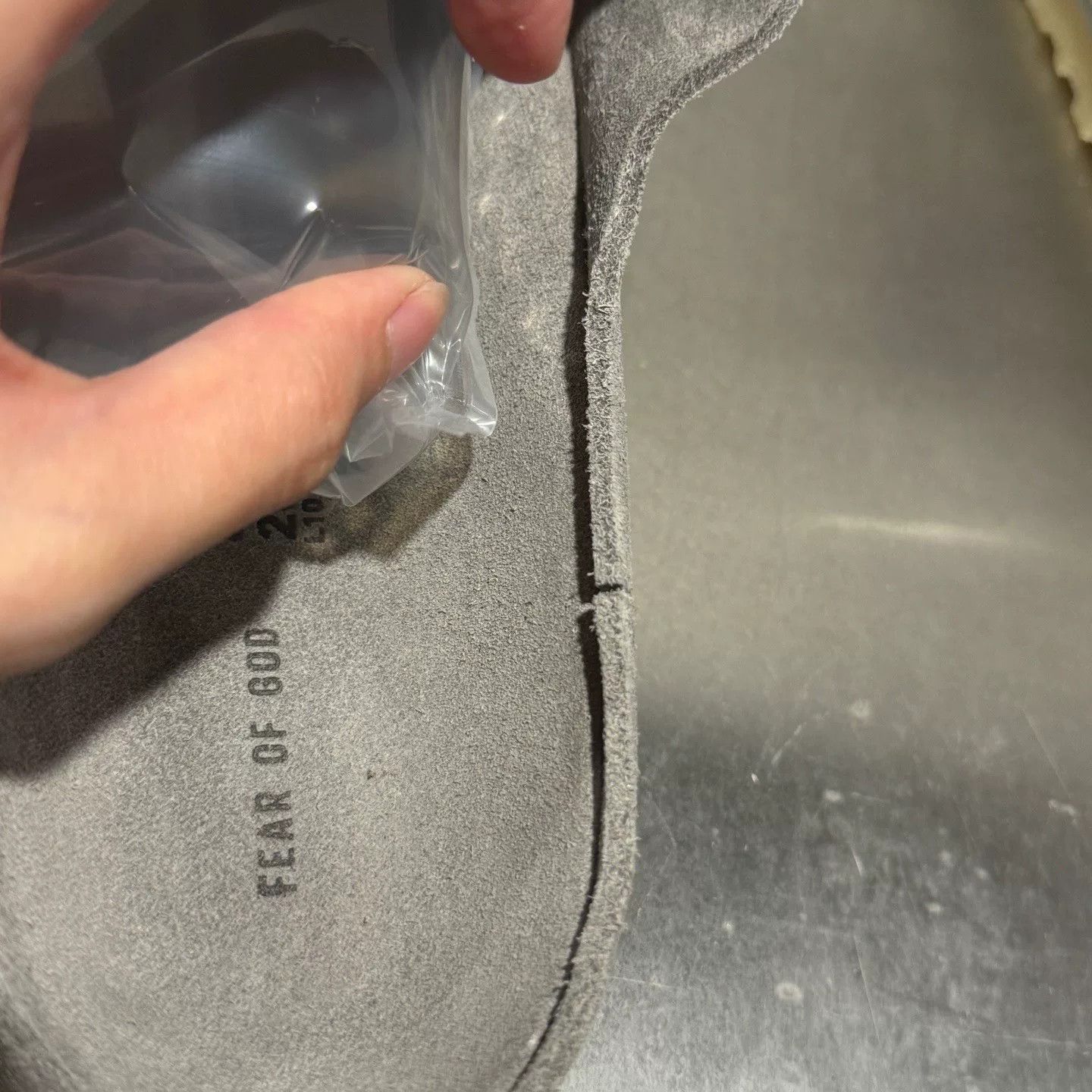 Fear of God Fear of God Collab Gray Sandals 41 Men Size US 8.5 / EU 41-42 - 8 Thumbnail
