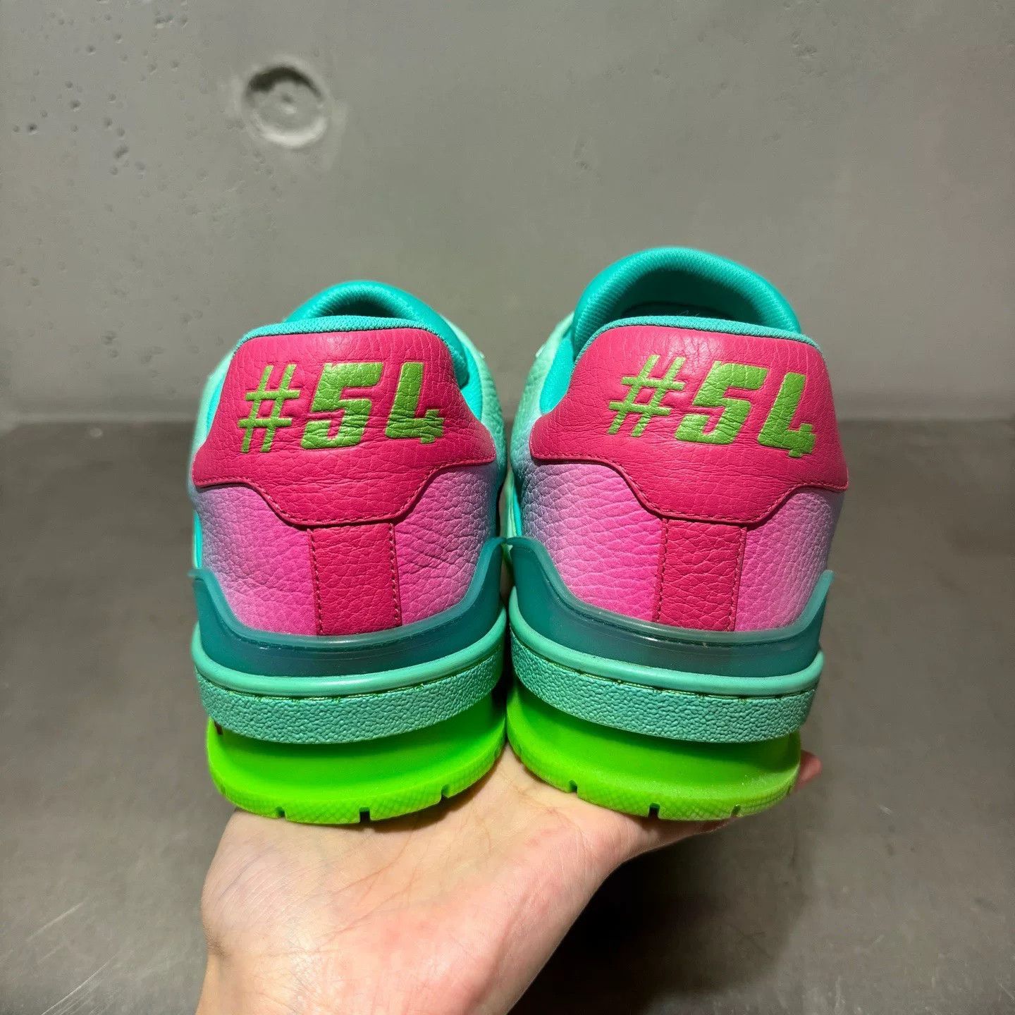 Louis Vuitton Louis Vuitton Training Gradient Multi Lowtop Sneakers 40 Men Size US 7.5 / EU 40-41 - 5 Thumbnail