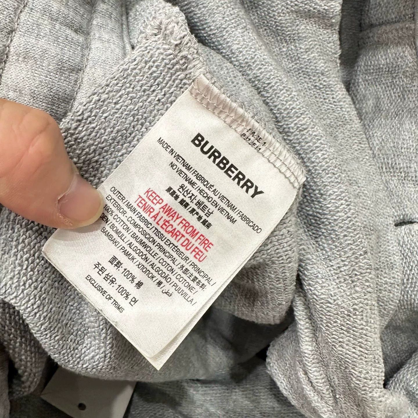 Burberry Burberry Gray Shorts M Men Size US 32 / EU 48 - 4 Thumbnail